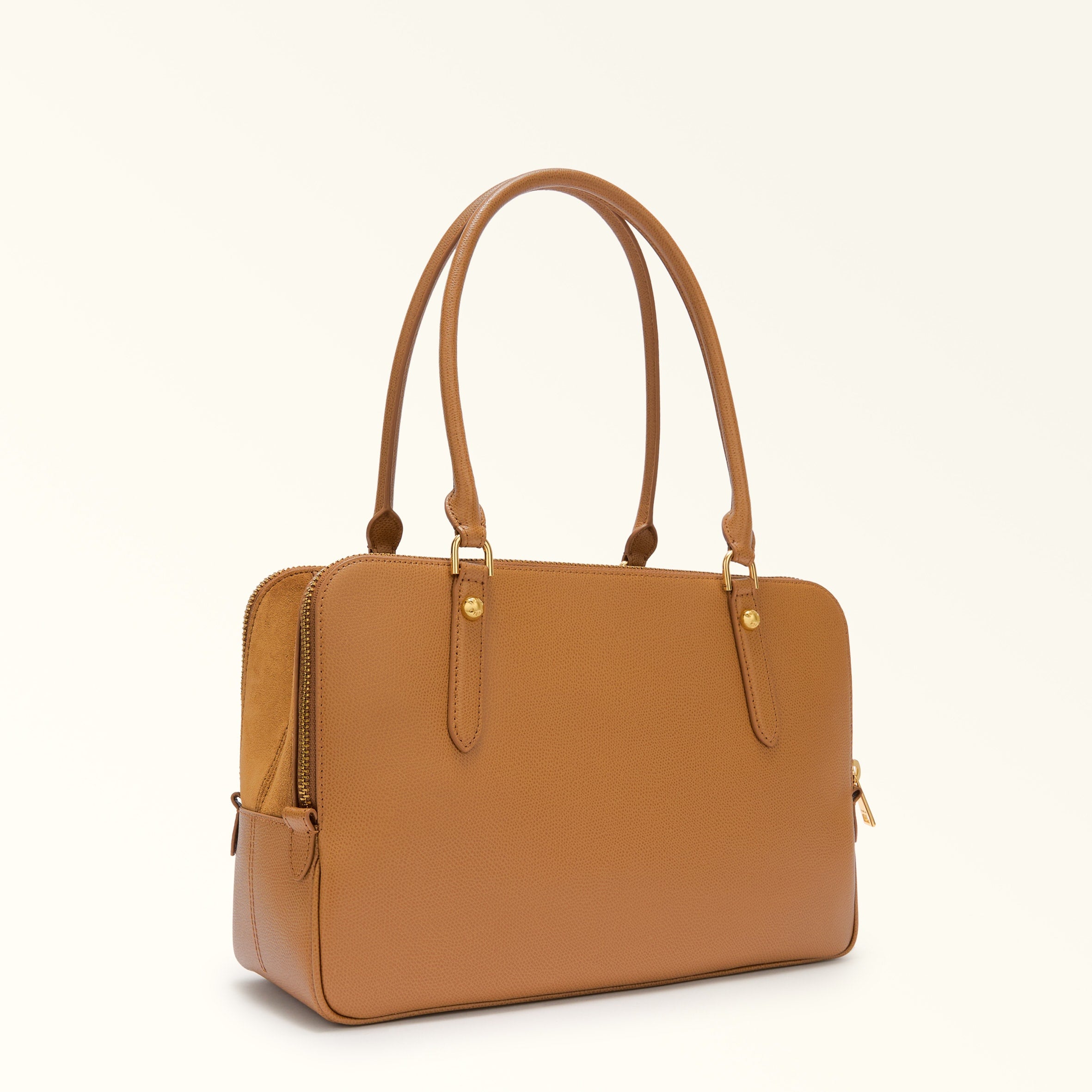 Furla borsa shopping in pelle "Giulia" Cuoio WB01872.4557S TABACCO