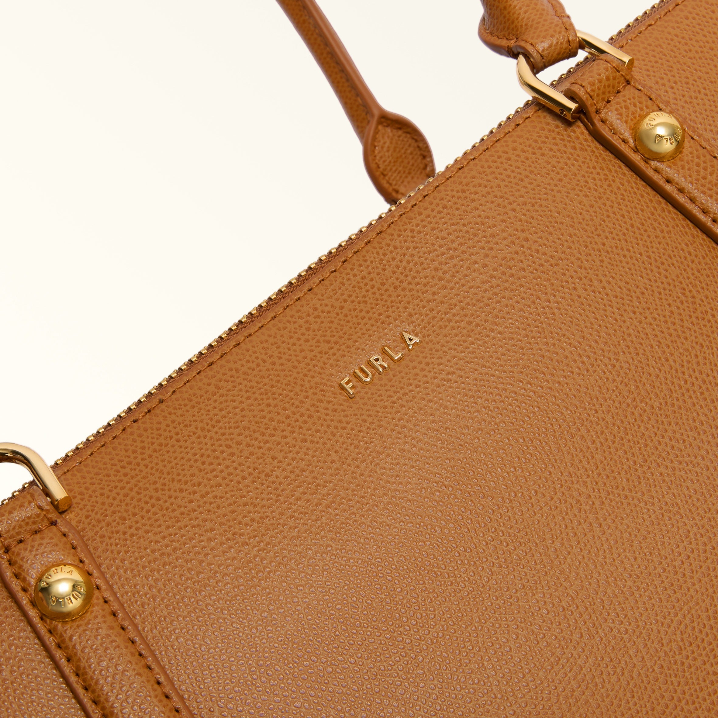 Furla borsa shopping in pelle "Giulia" Cuoio WB01872.4557S TABACCO