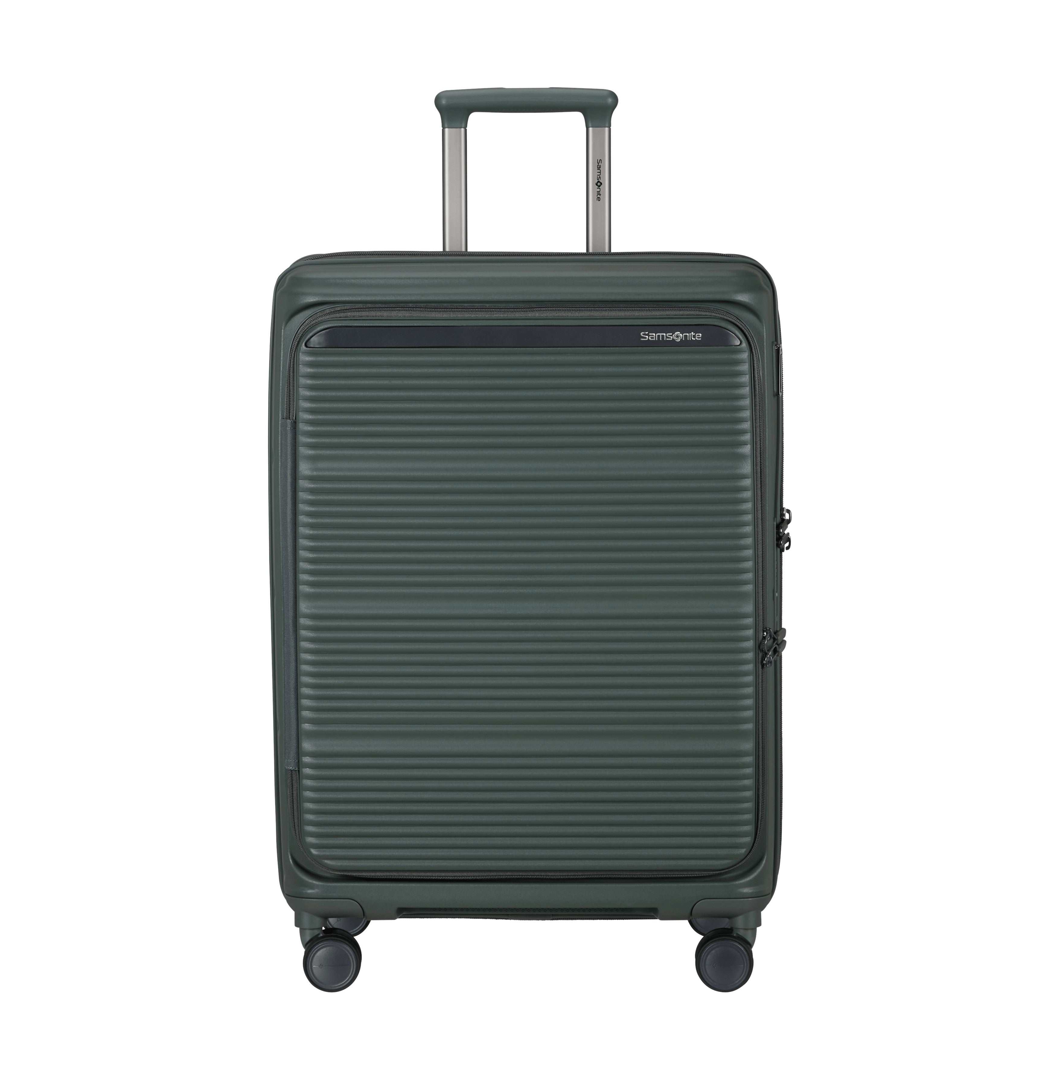 Samsonite trolley medio espandibile in polipropilene "Paralux Hs" Verde 156525.1633 OLIVE