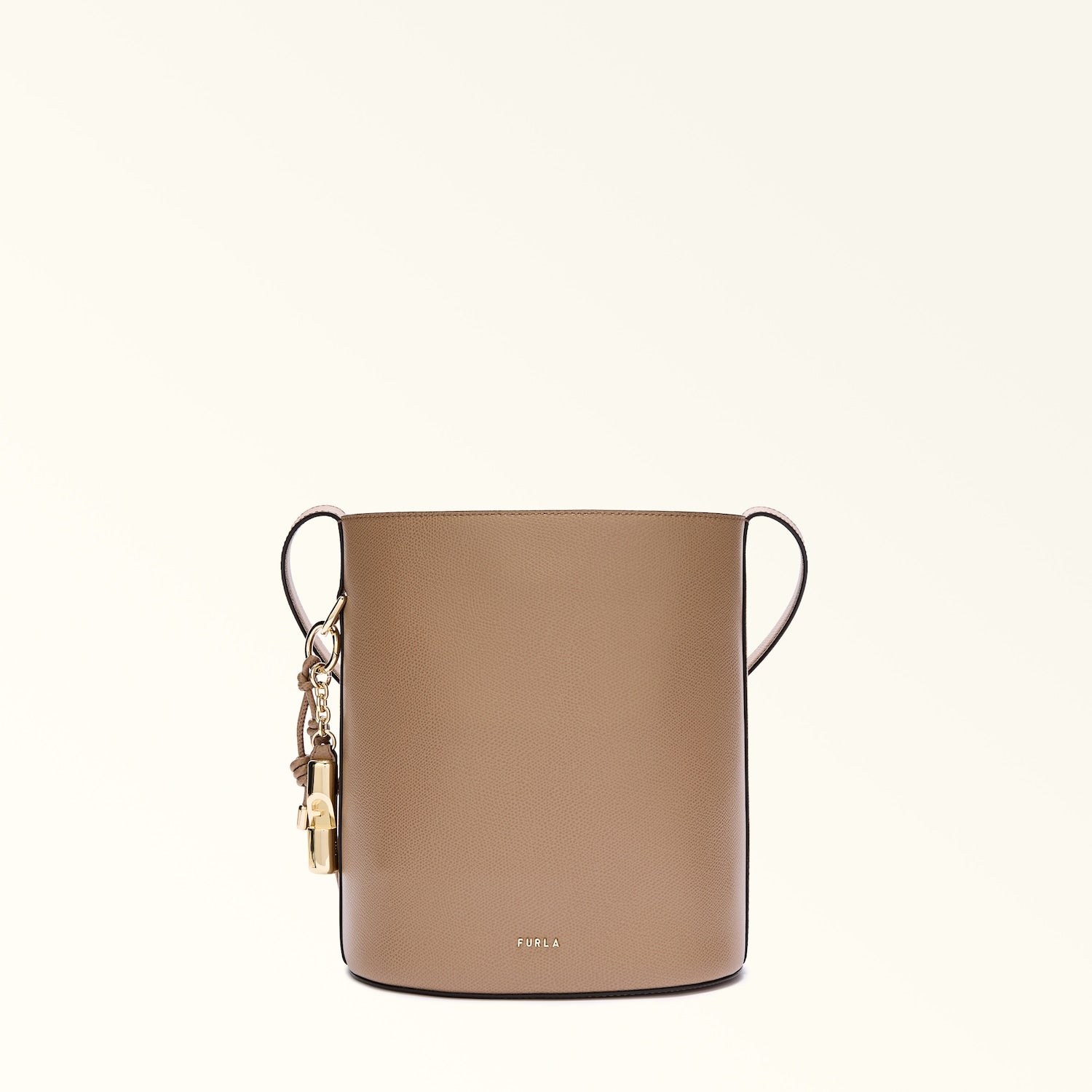 Furla borsa secchiello in pelle "Roxie" Beige WB01875.4489S TOFFEE
