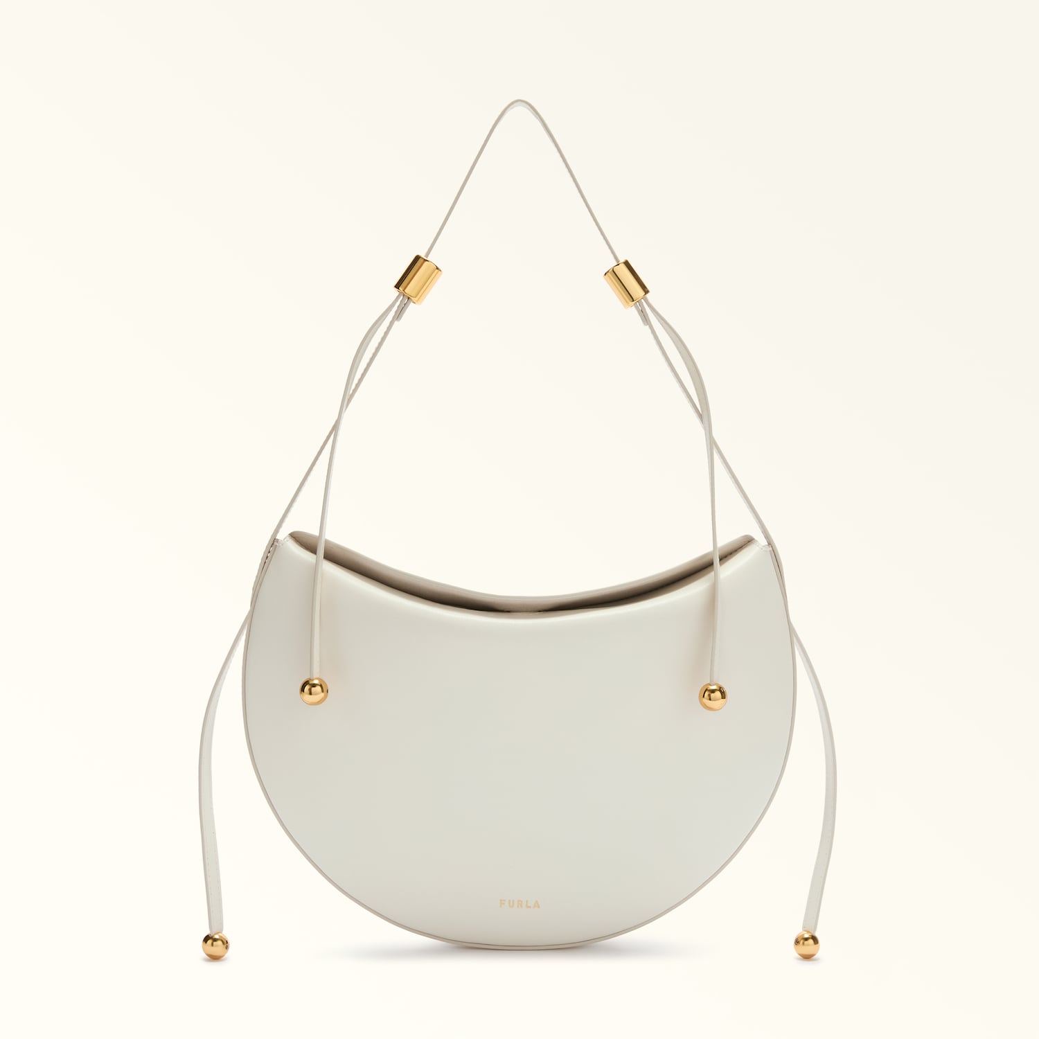 Furla borsa a spalla in pelle "Moonstone" Avorio WB01868.PNN00 PANNA