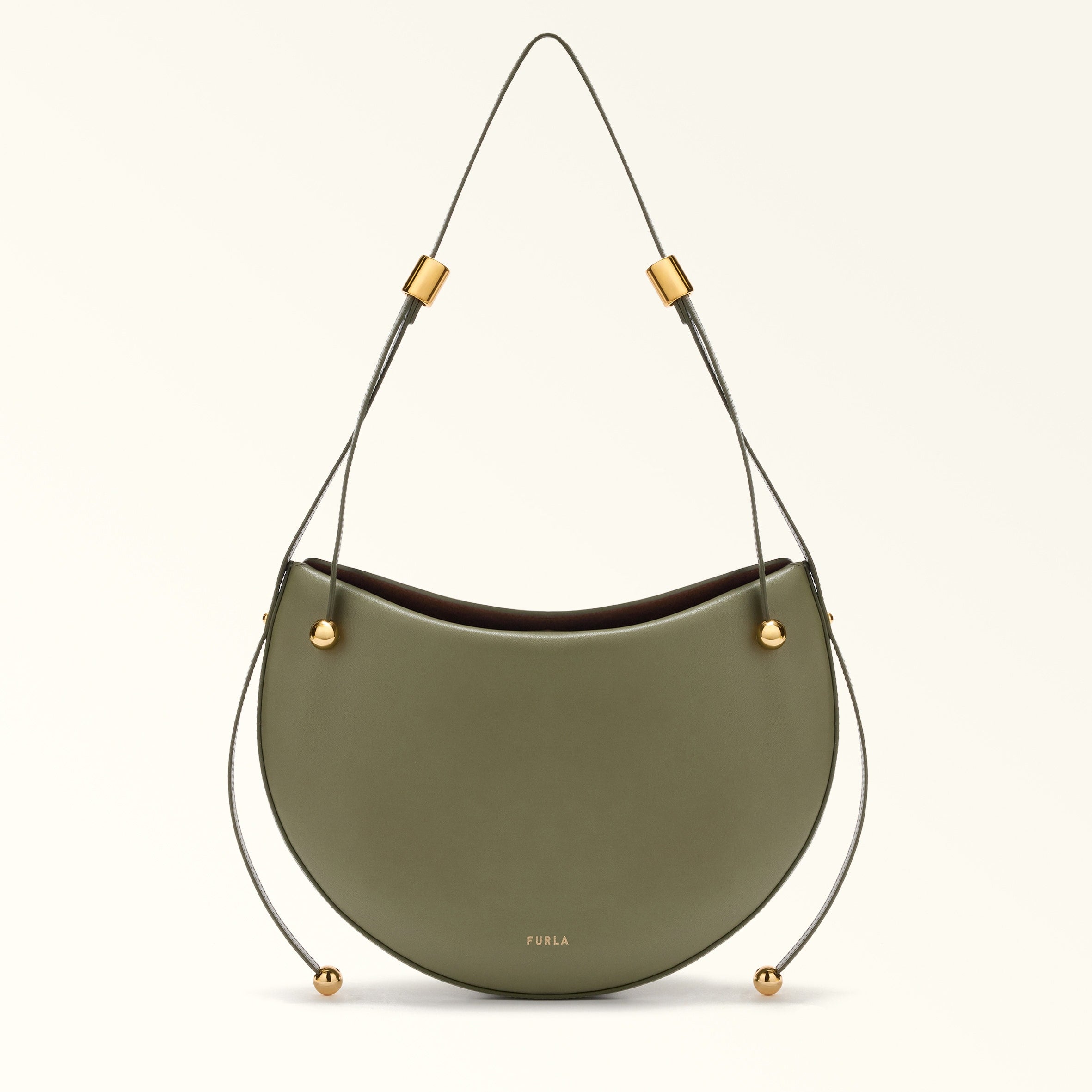 Furla borsa a spalla in pelle "Moonstone" Verde WB01868.4555S AVOCADO