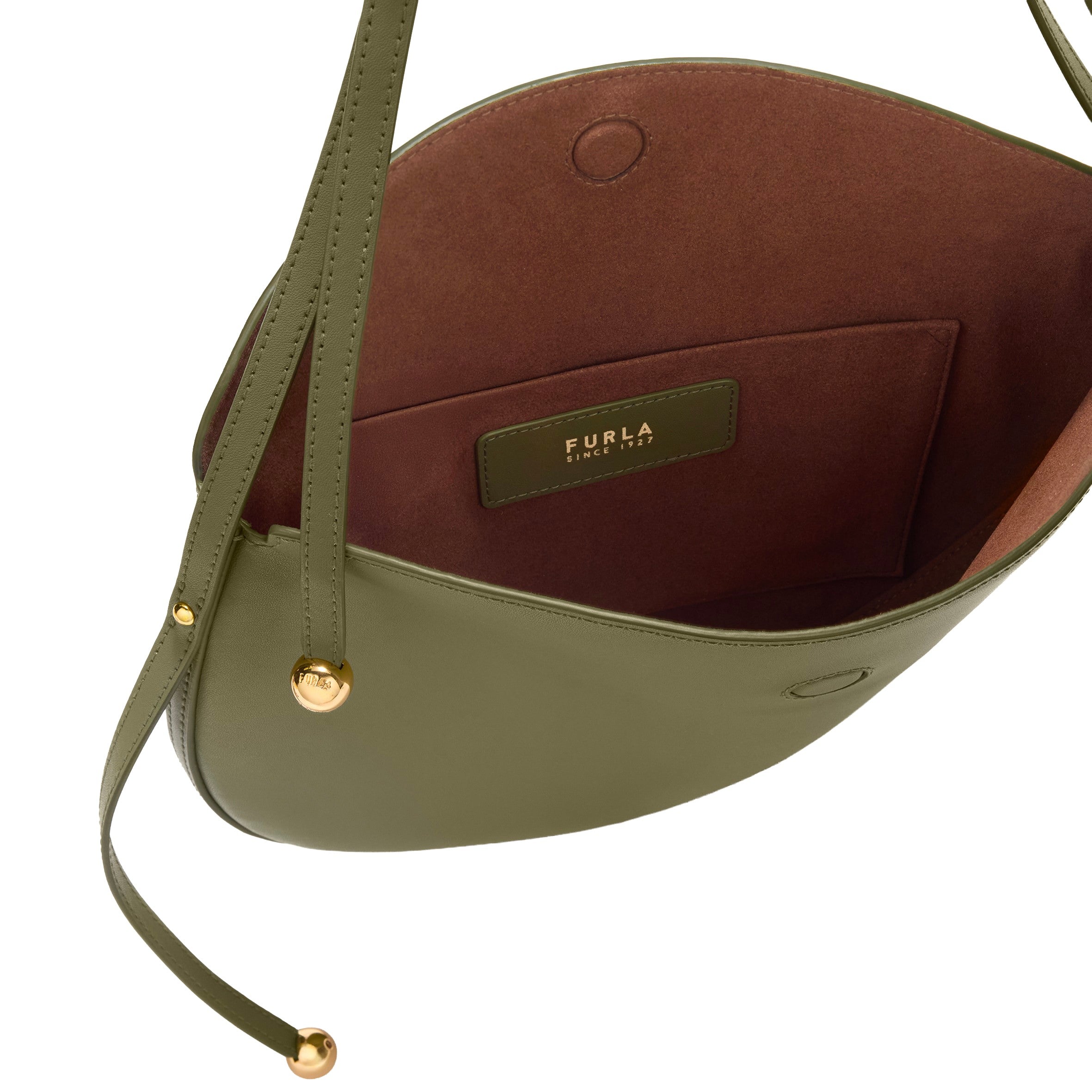 Furla borsa a spalla in pelle "Moonstone" Verde WB01868.4555S AVOCADO