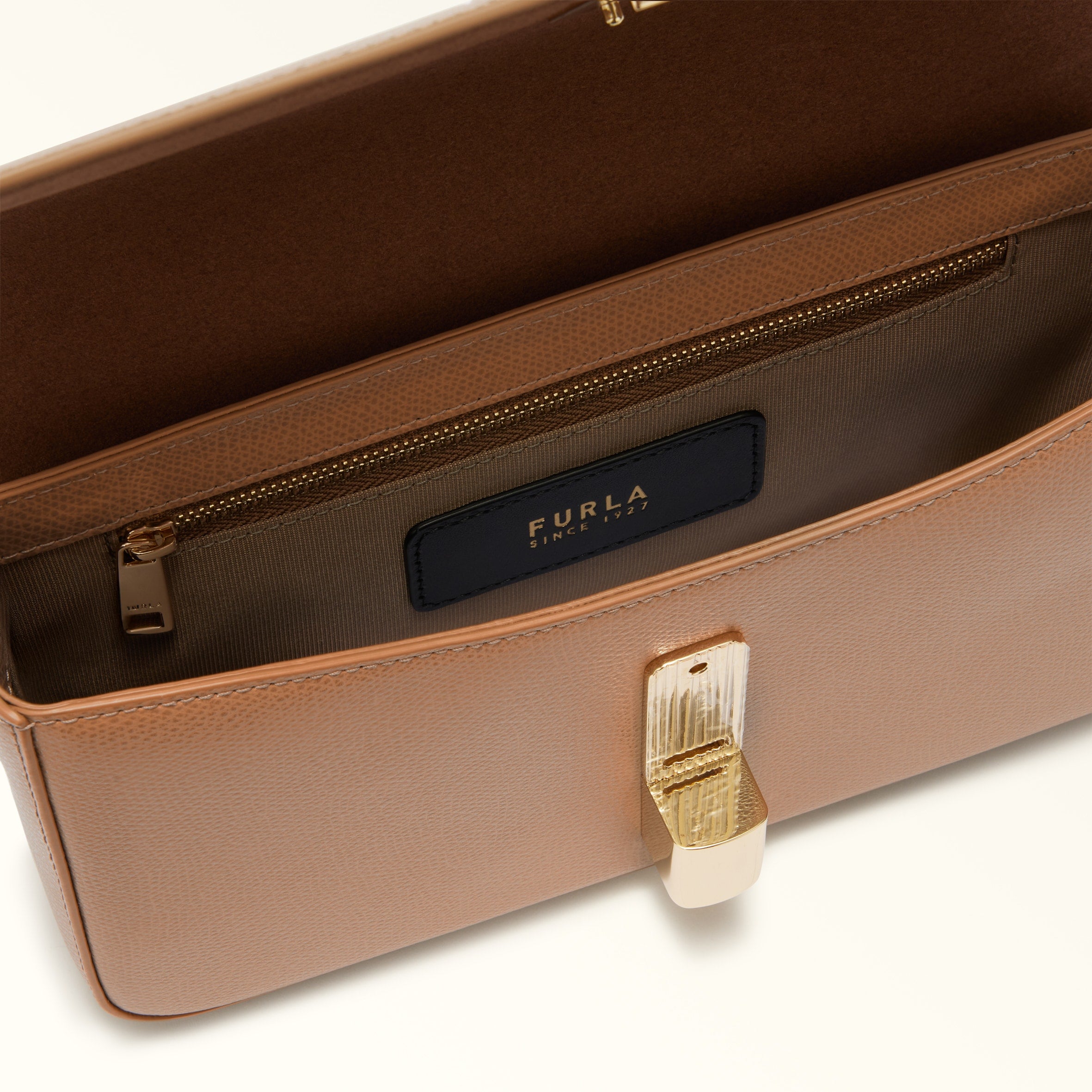 Furla borsa a tracolla in pelle "Iride" Tortora WB01826.1257S GREIGE