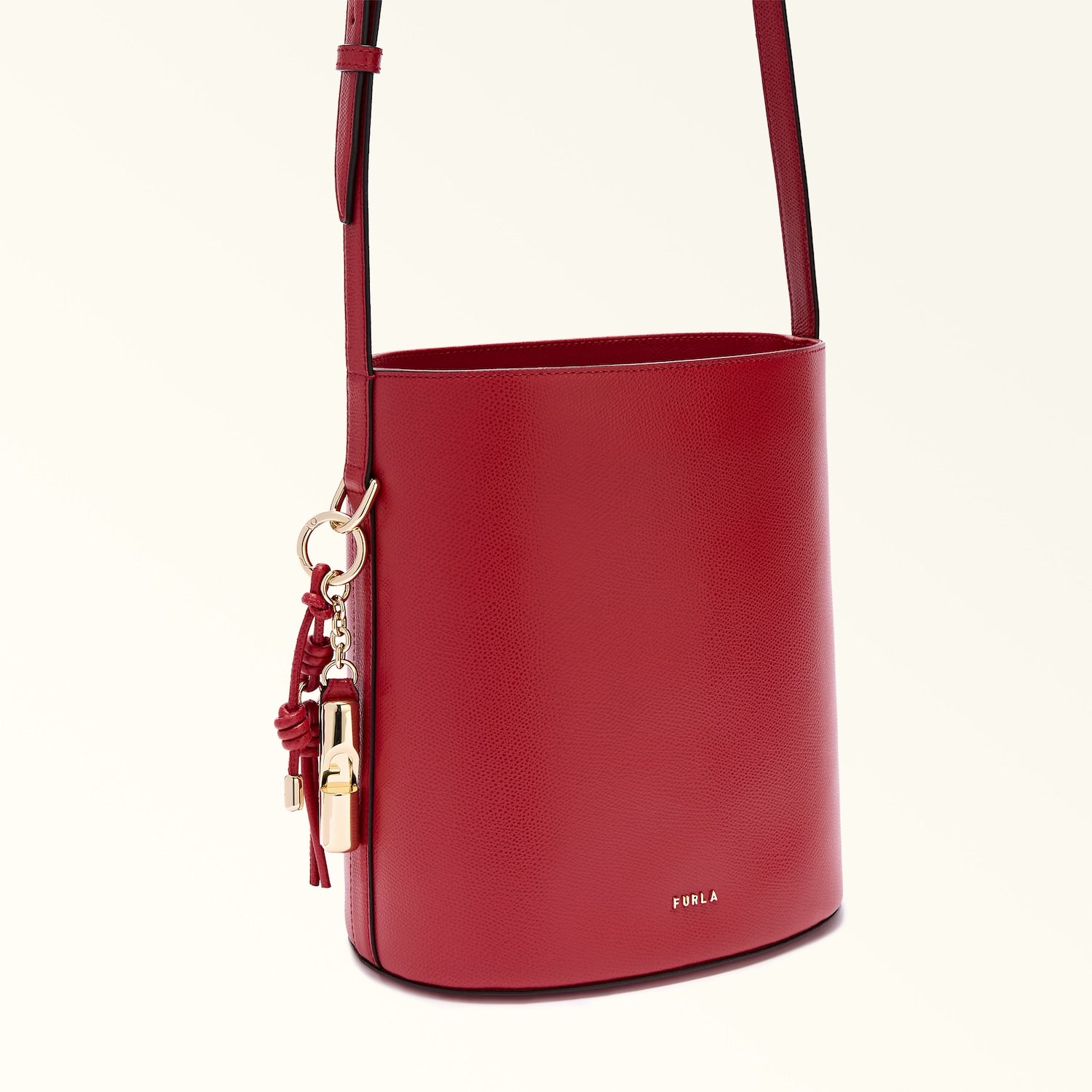 Furla borsa secchiello in pelle "Roxie" Rosso WB01875.4484S RED