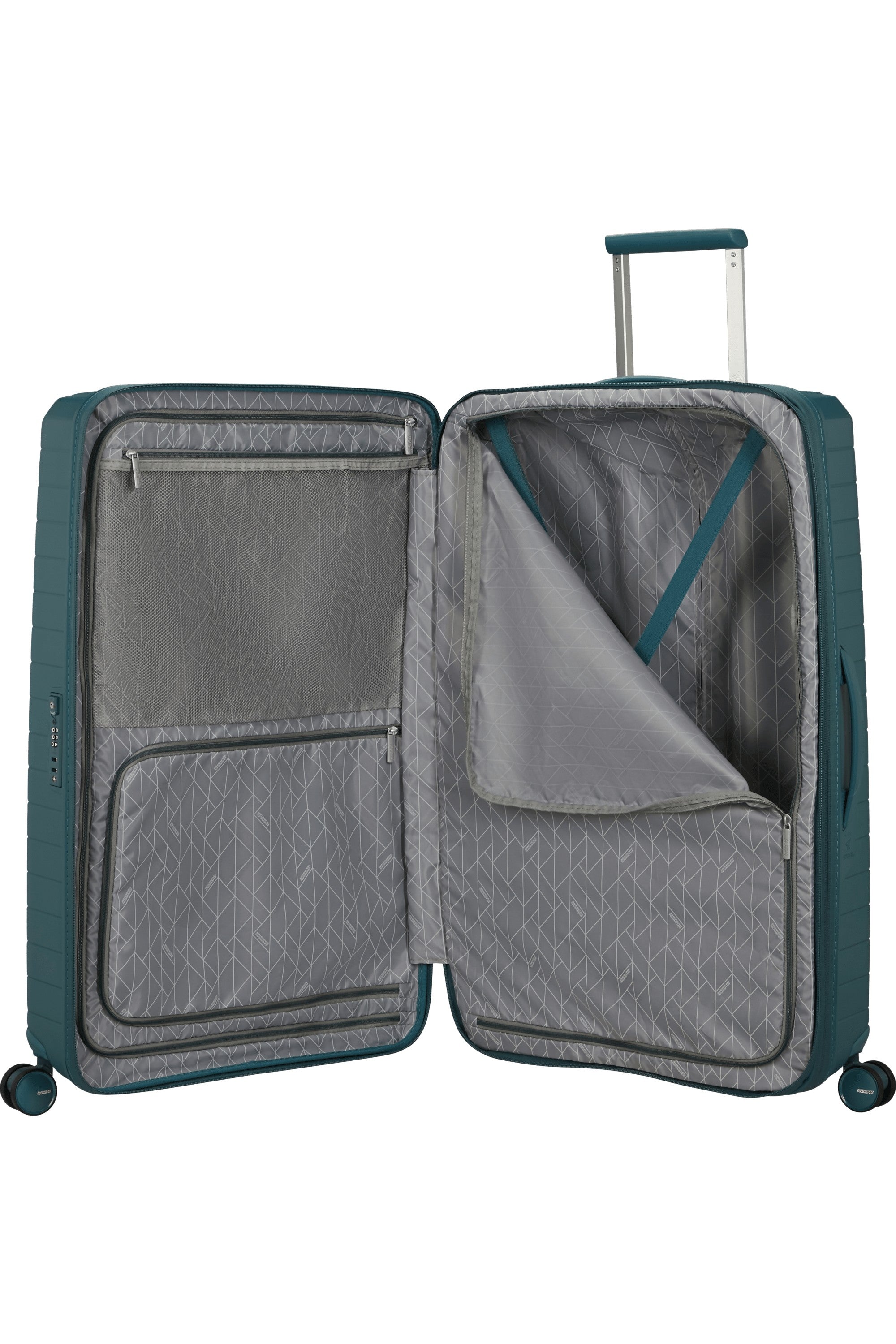American Tourister trolley grande in polipropilene "Fastforward" Ottanio 155261.2774 TOTALLY TEAL