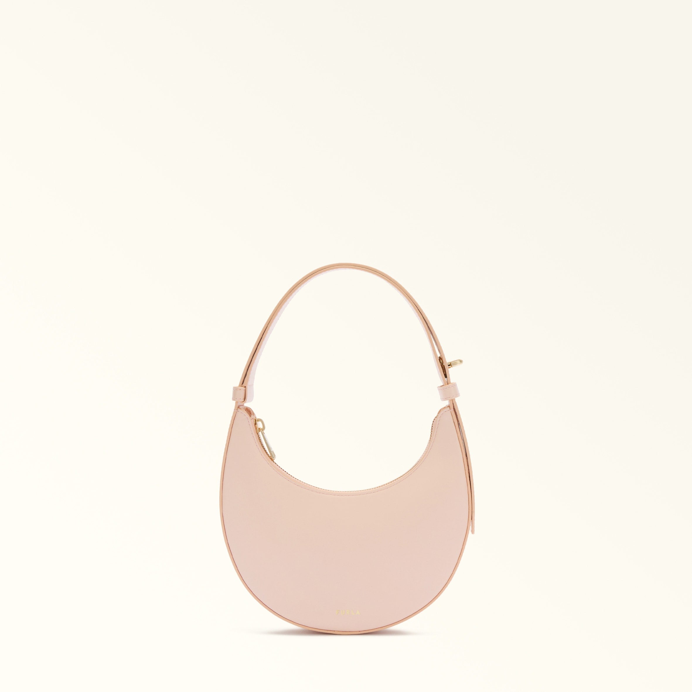 Furla borsa a spalla in pelle "Furla Delizia" Rosa WE00649.4355 DUSTY PINK
