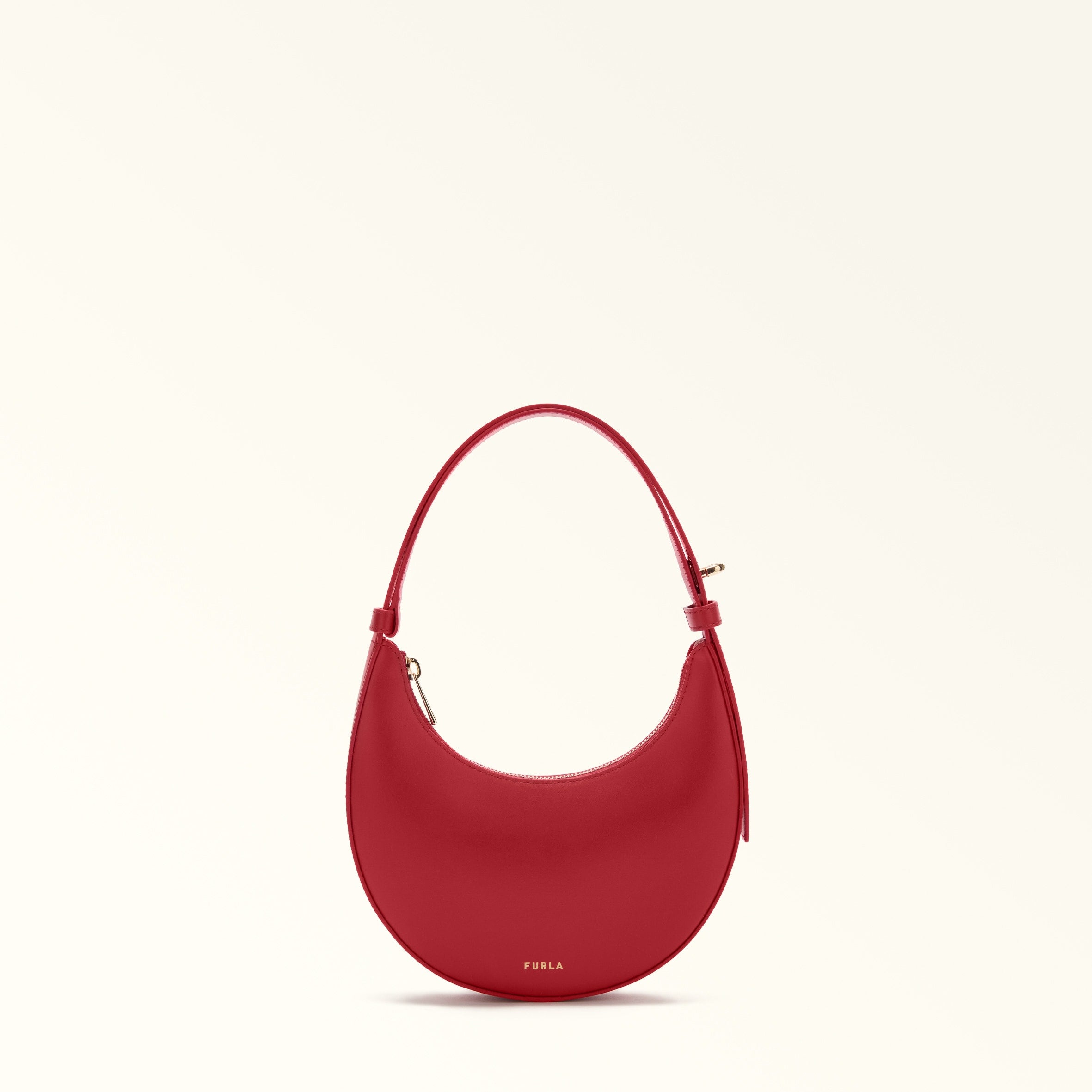 Furla borsa a spalla in pelle "Furla Delizia" Rosso WE00649.4484 RED