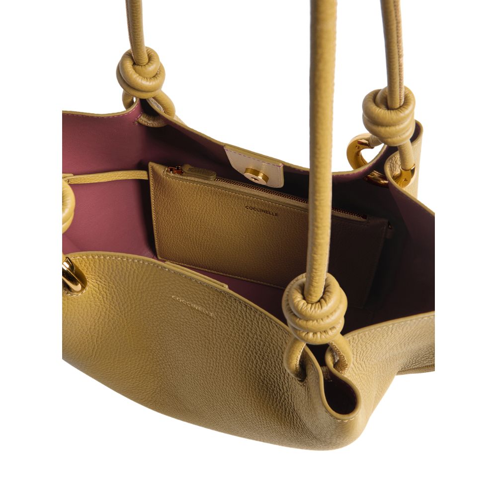 Coccinelle borsa shopping pelle "Finn" Verde E1U07110201.G43 SEAGRASS