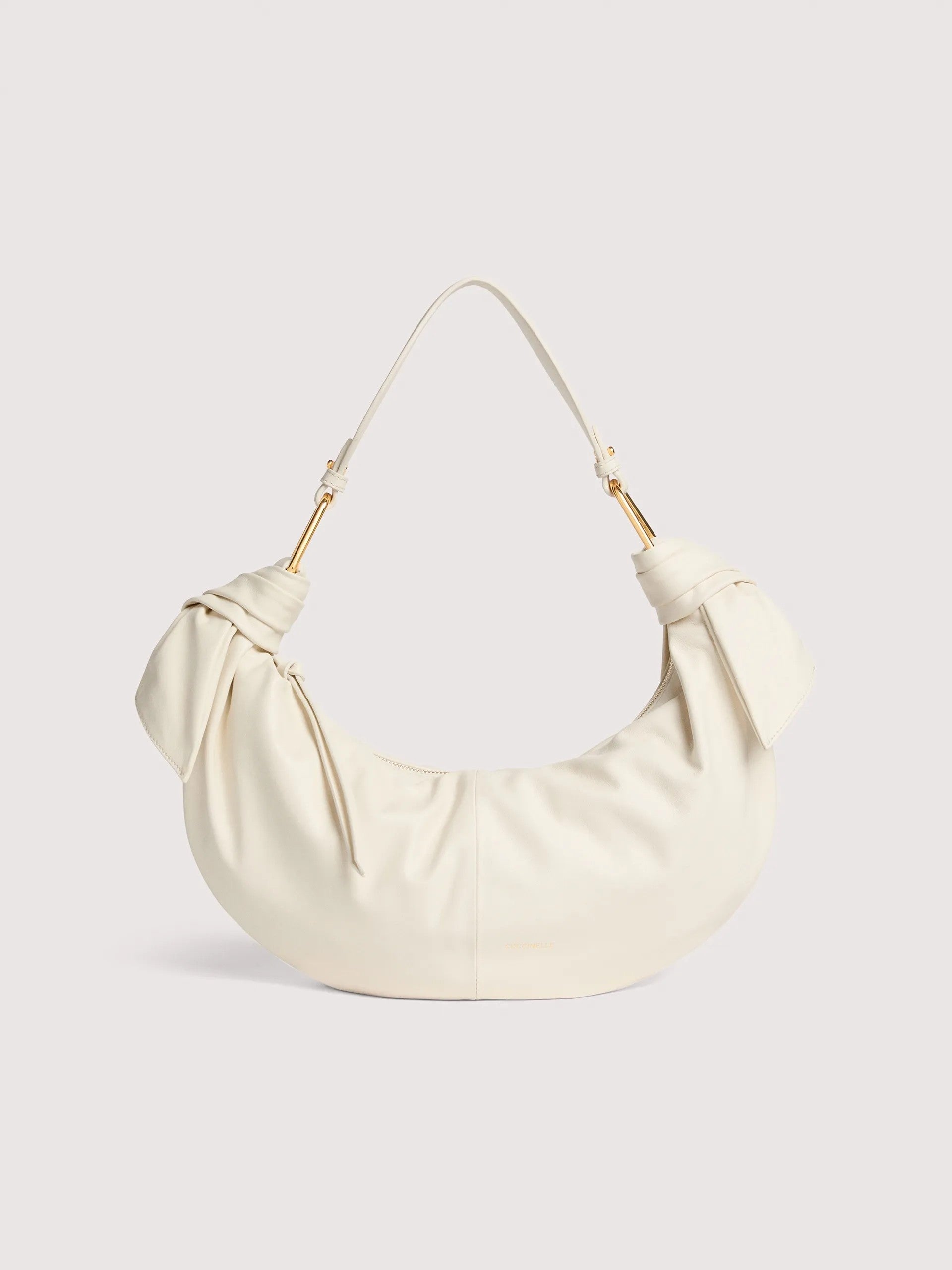 Coccinelle borsa a spalla in pelle "Furoshiki" Bianco E1U1A130201.N17 PEARL