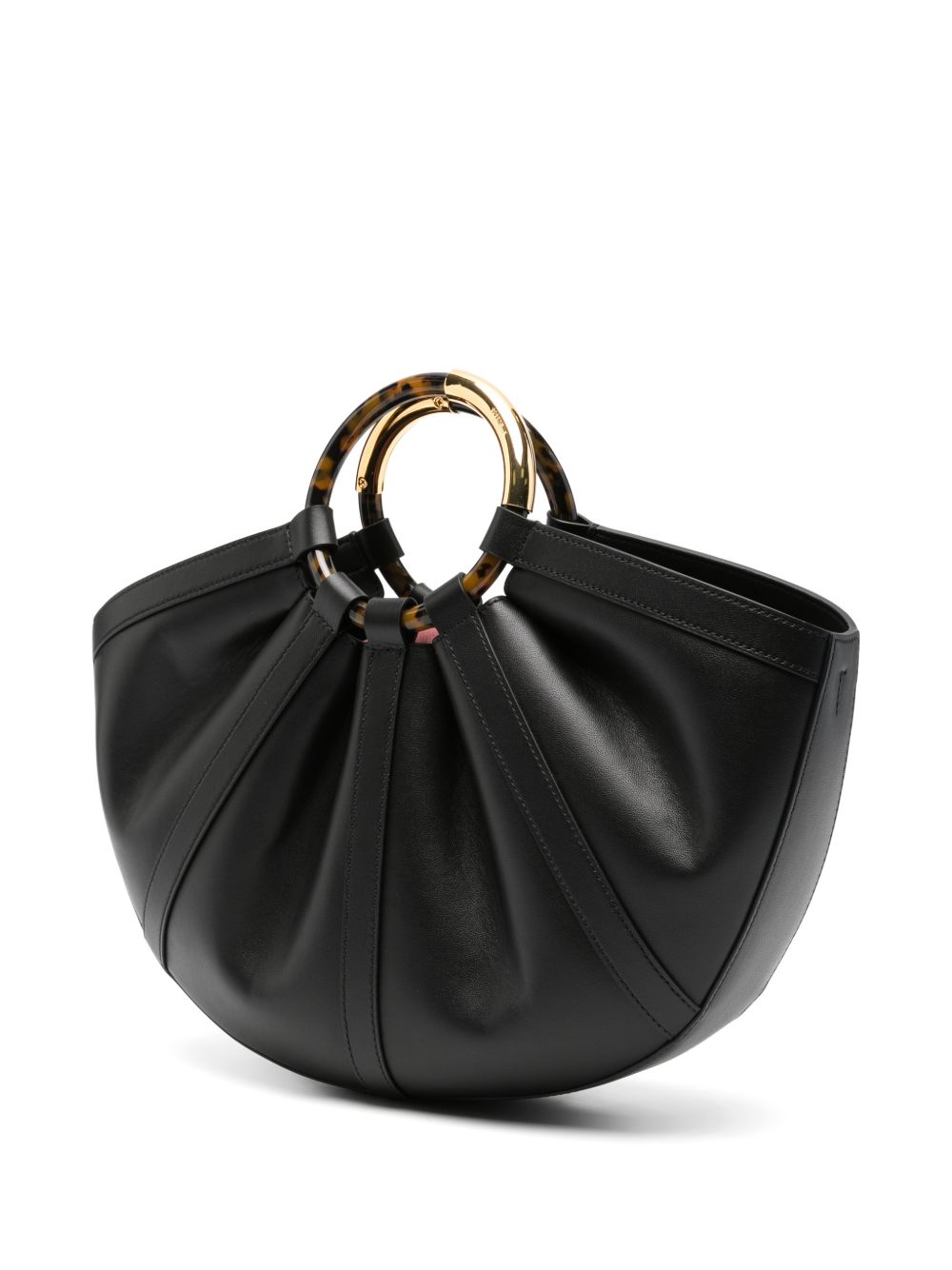 Coccinelle borsa a mano in pelle "Shell" Nero E1U5A180101.001 NOIR