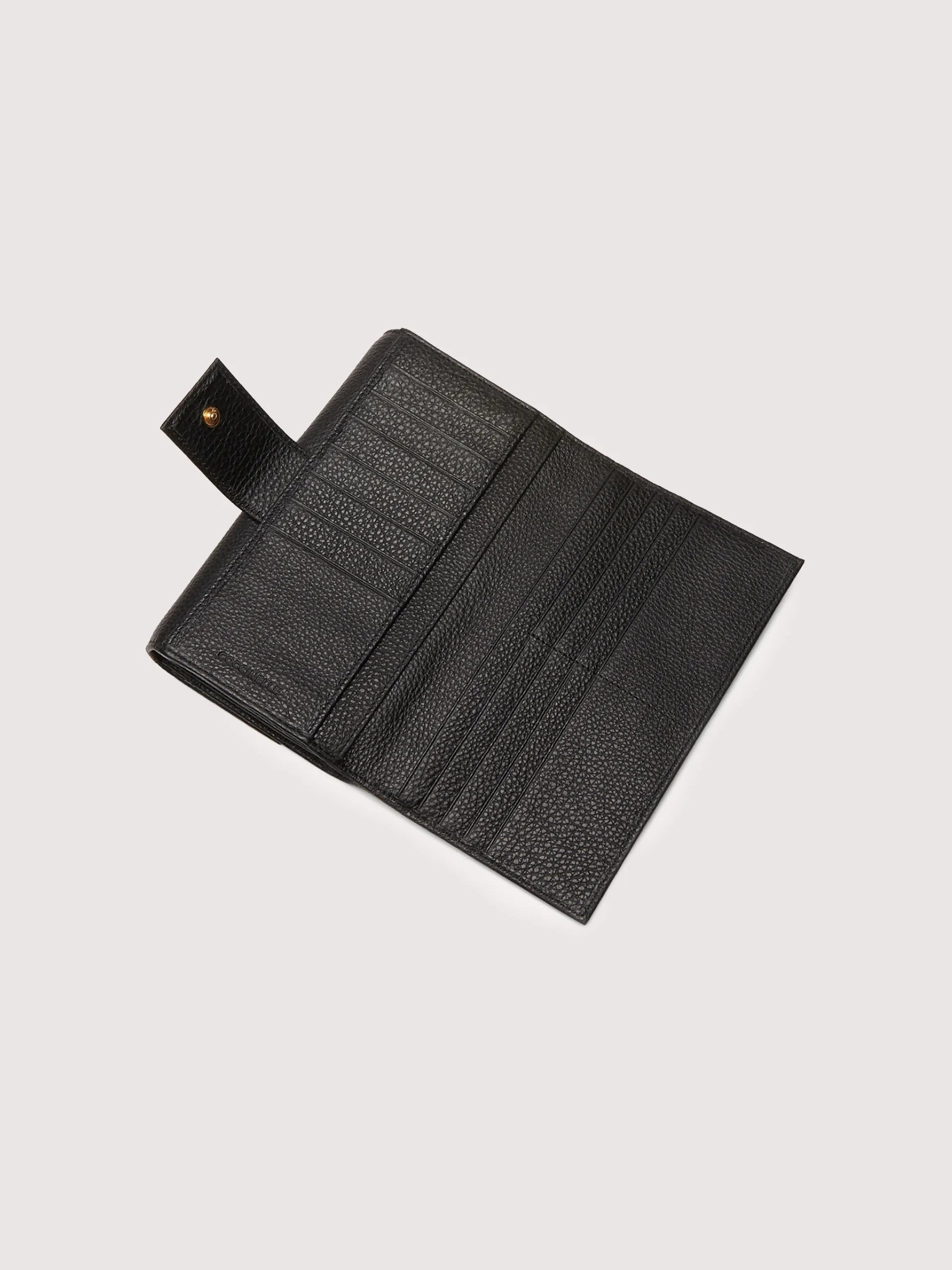 Coccinelle portafogli in pelle "Metallic Soft" Nero E2MW5118501.001 NOIR