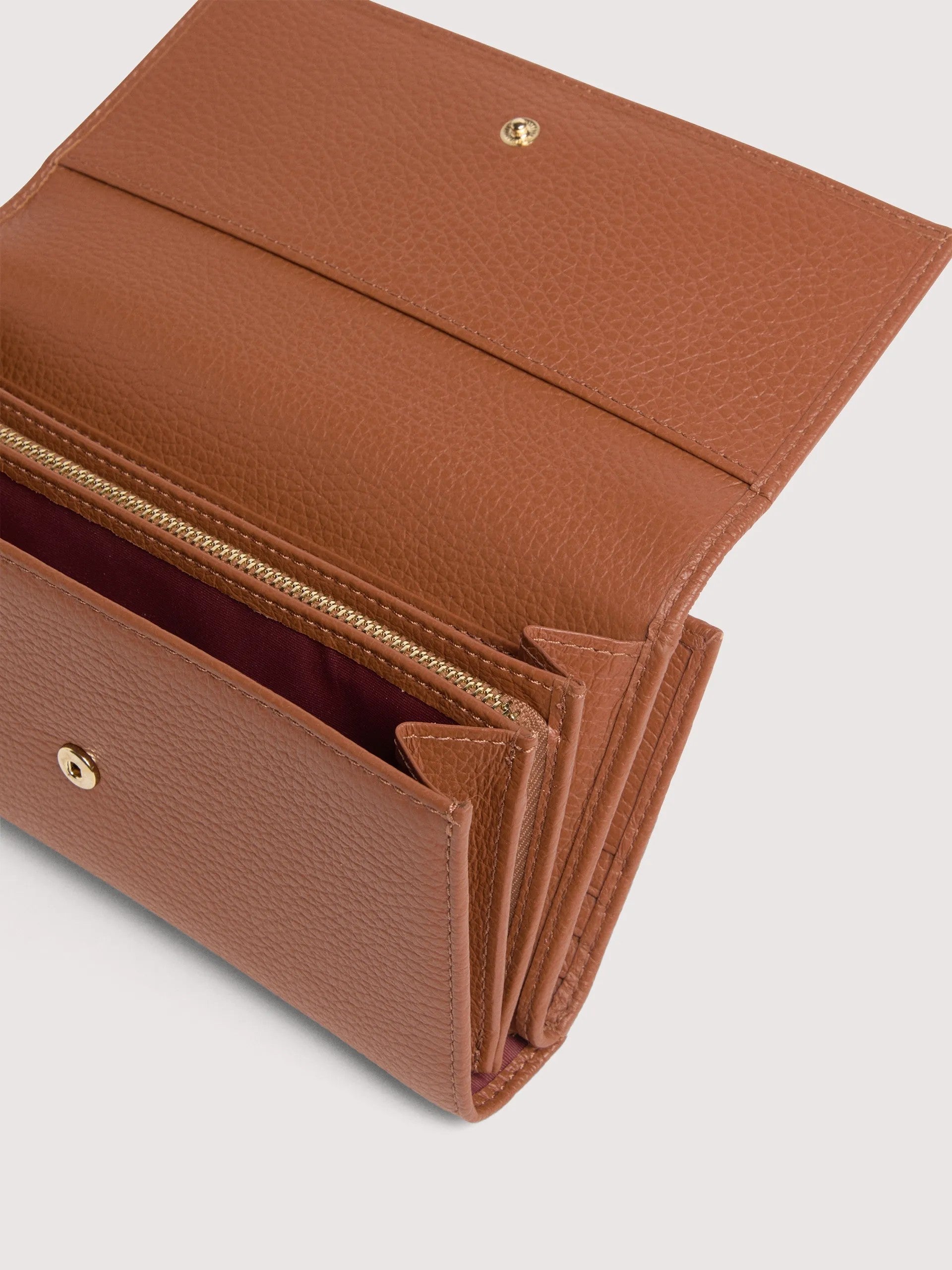 Coccinelle portafogli in pelle "Metallic Soft" Cuoio E2MW5118501.W11 COGNAC