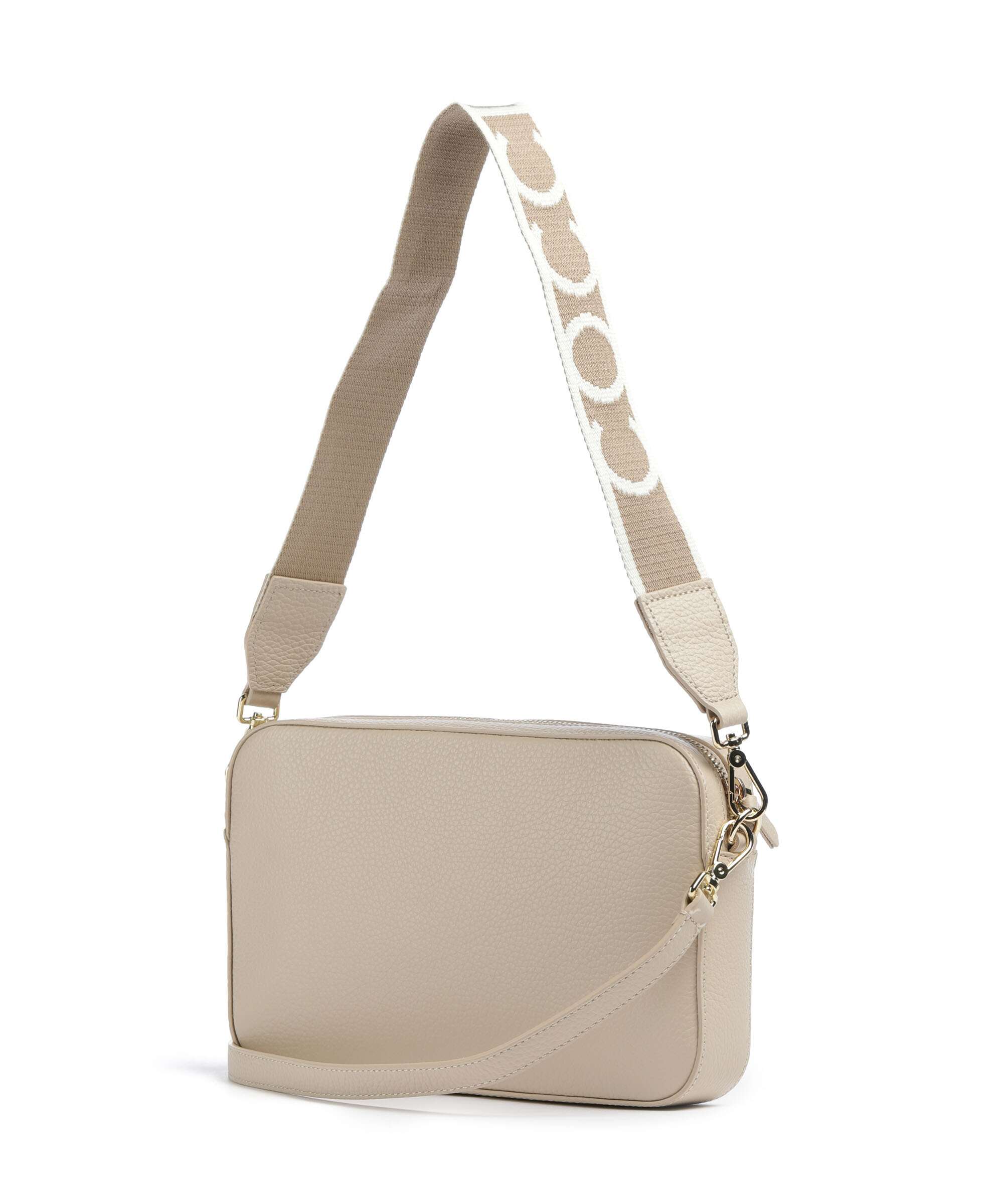 Coccinelle borsa a spalla in pelle "Tebe" Beige E5MN5520101.N64 SANDSHELL