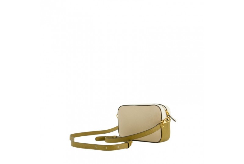 Coccinelle borsa a tracolla in pelle "Tebe Tricolor" Multicolor E5RWF55I101.812 SAND/PEARL/SEA