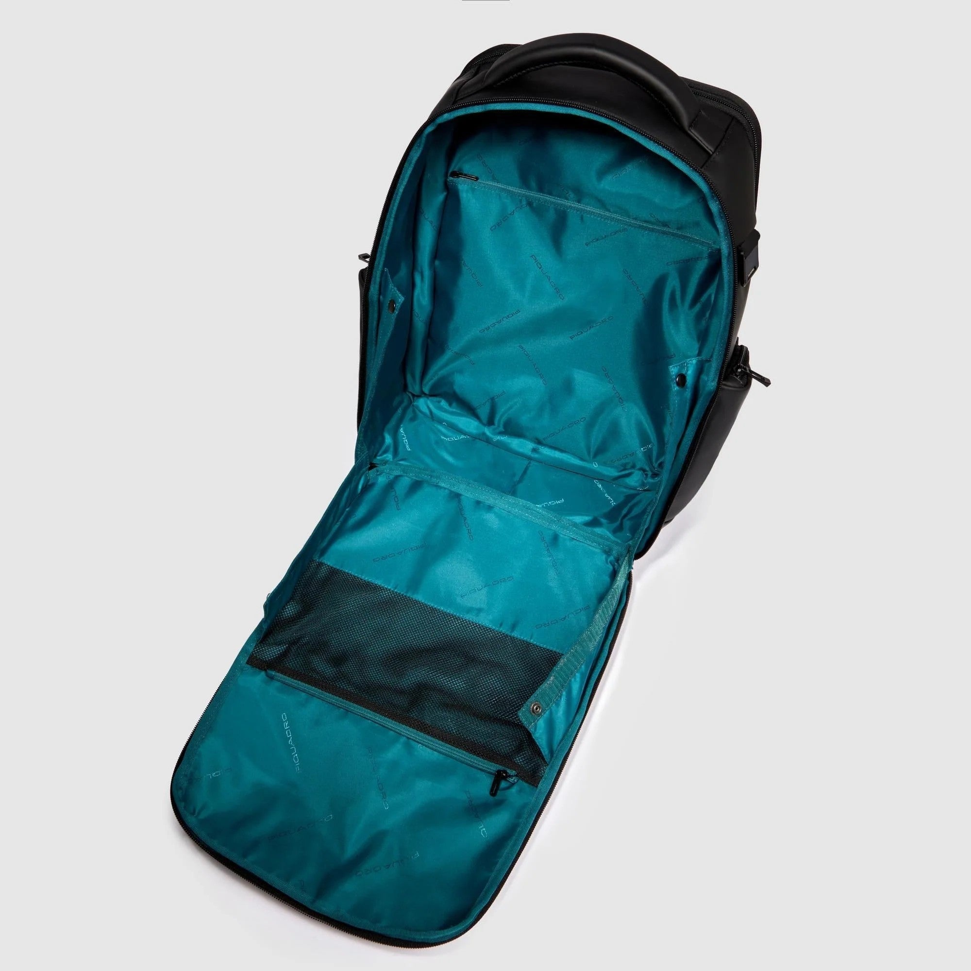 Piquadro zaino in tessuto gommato "Wollem" Nero CA6239W129W.N
