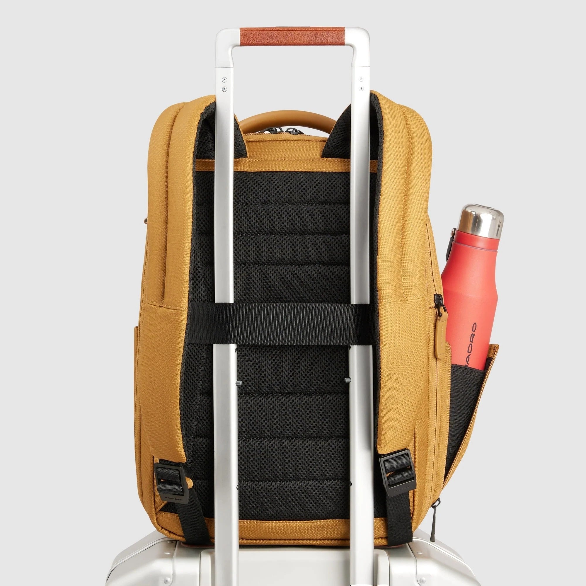 Piquadro zaino in tessuto e pelle "Wollem" Giallo CA6638W129.G2