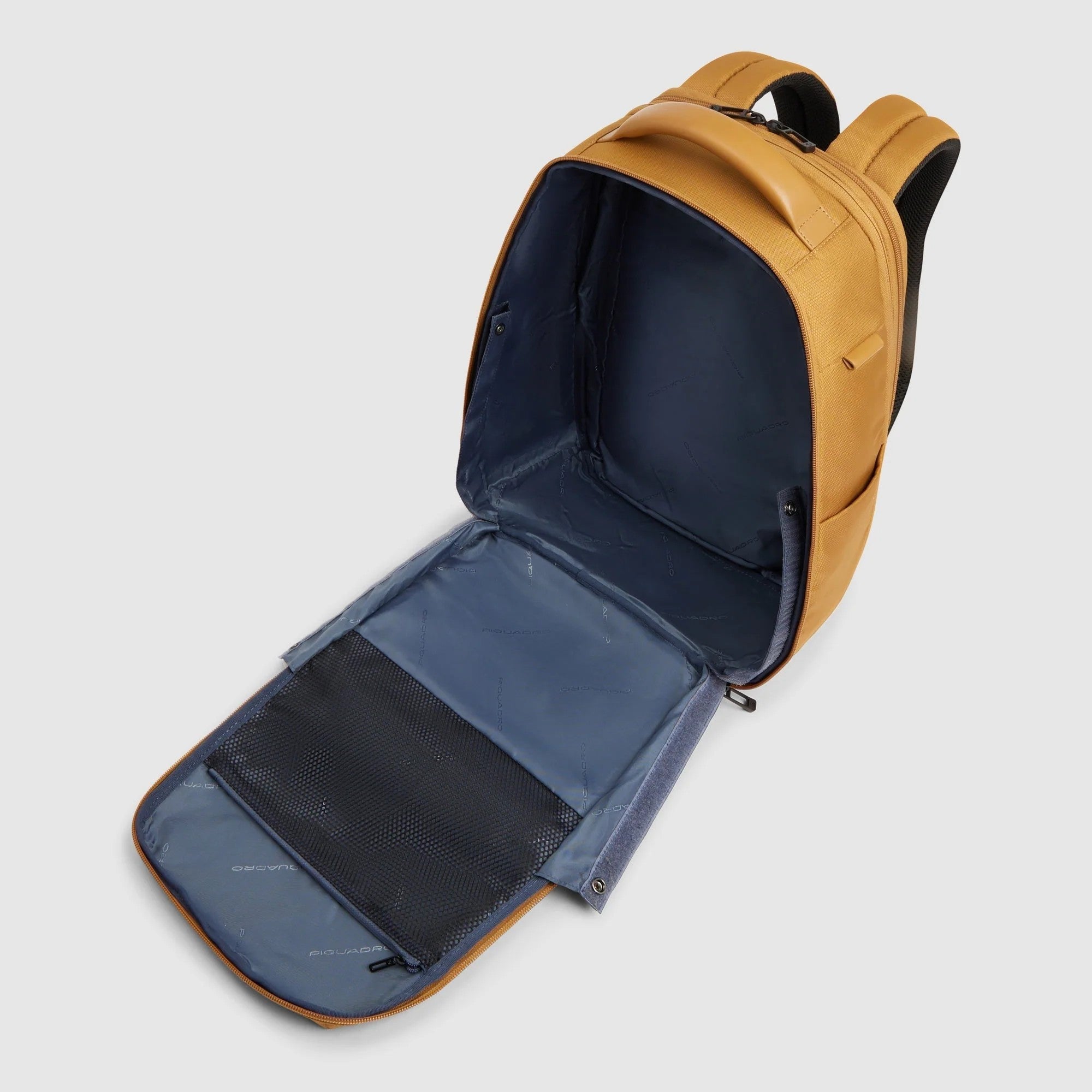 Piquadro zaino in tessuto e pelle "Wollem" Giallo CA6638W129.G2