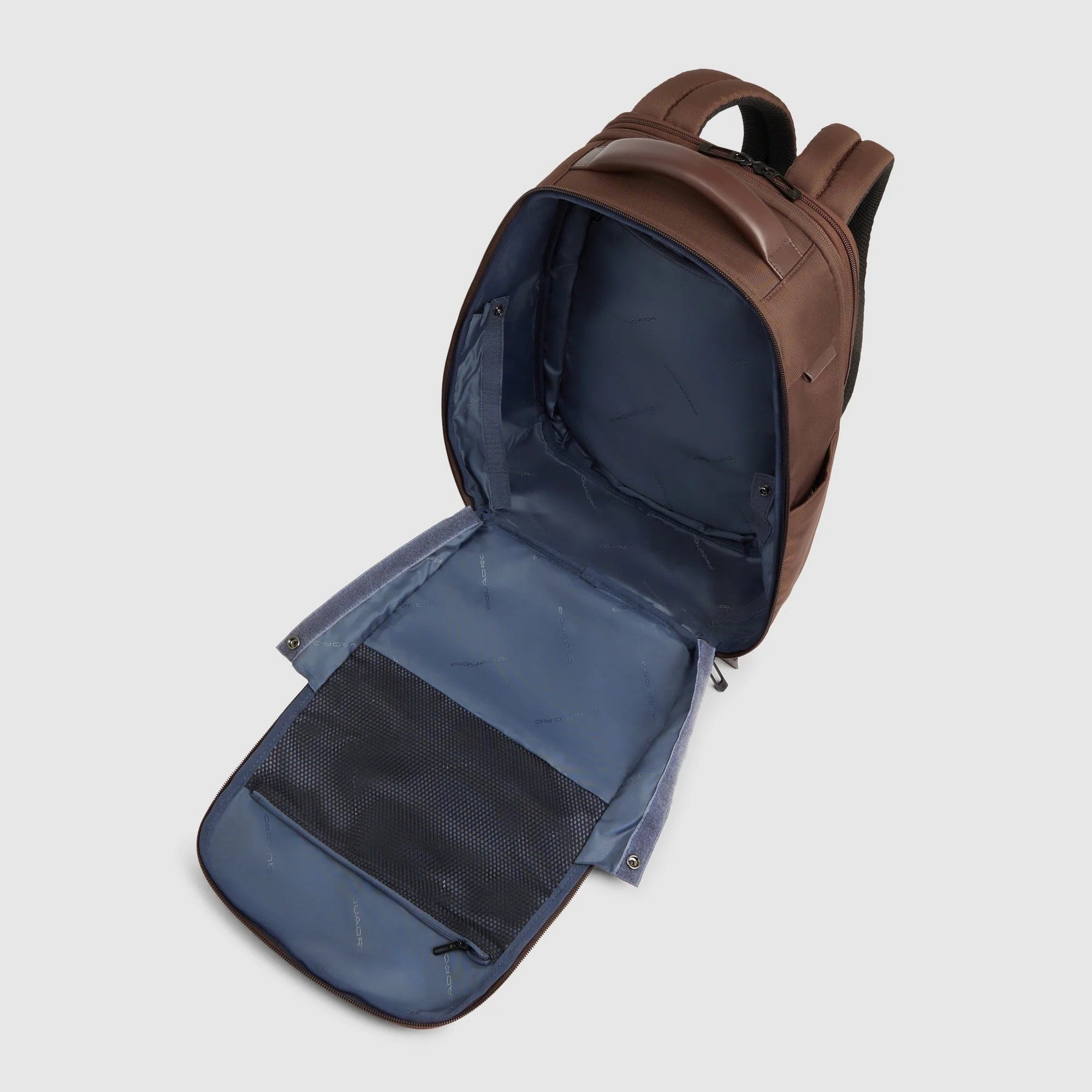 Piquadro zaino in tessuto e pelle "Wollem" Marrone CA6638W129.M2