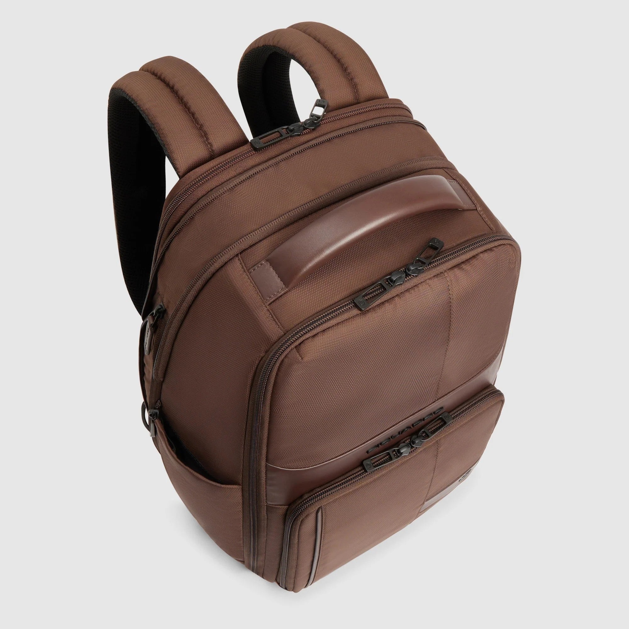 Piquadro zaino in tessuto e pelle "Wollem" Marrone CA6638W129.M2