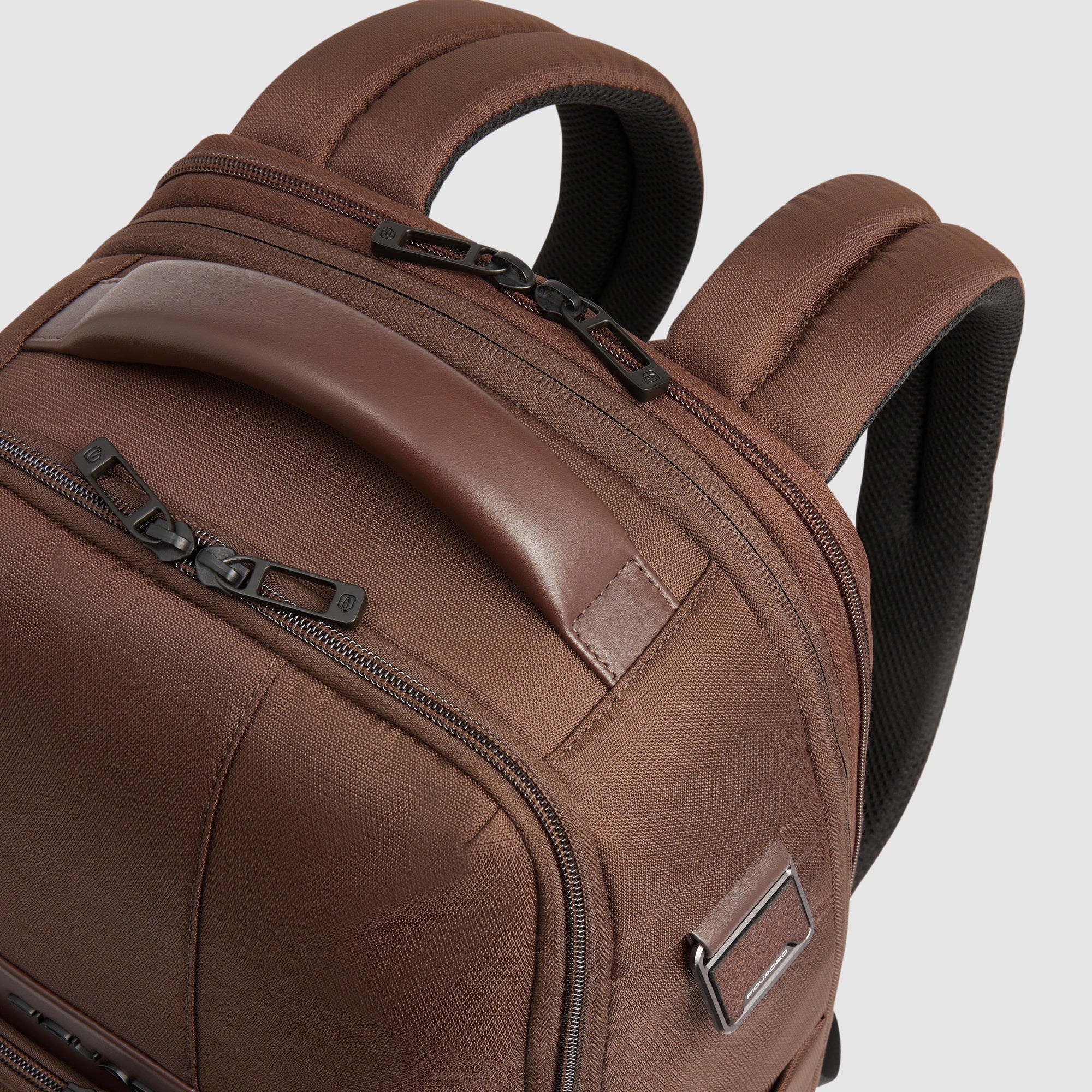 Piquadro zaino in tessuto e pelle "Wollem" Marrone CA6638W129.M2
