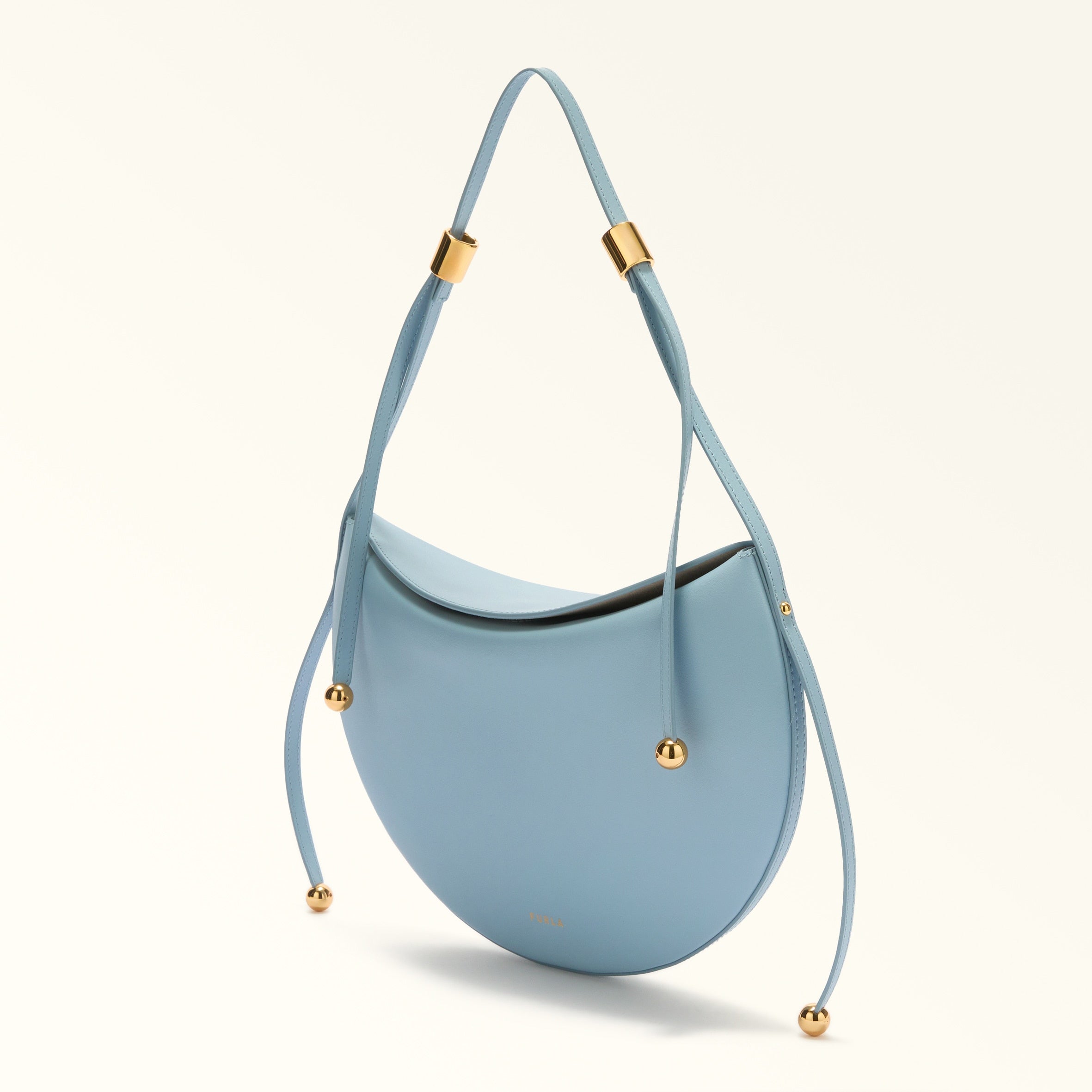 Furla borsa a spalla in pelle "Moonstone" Azzurro WB01868.CDZ00 CARTA DA ZUCCHER