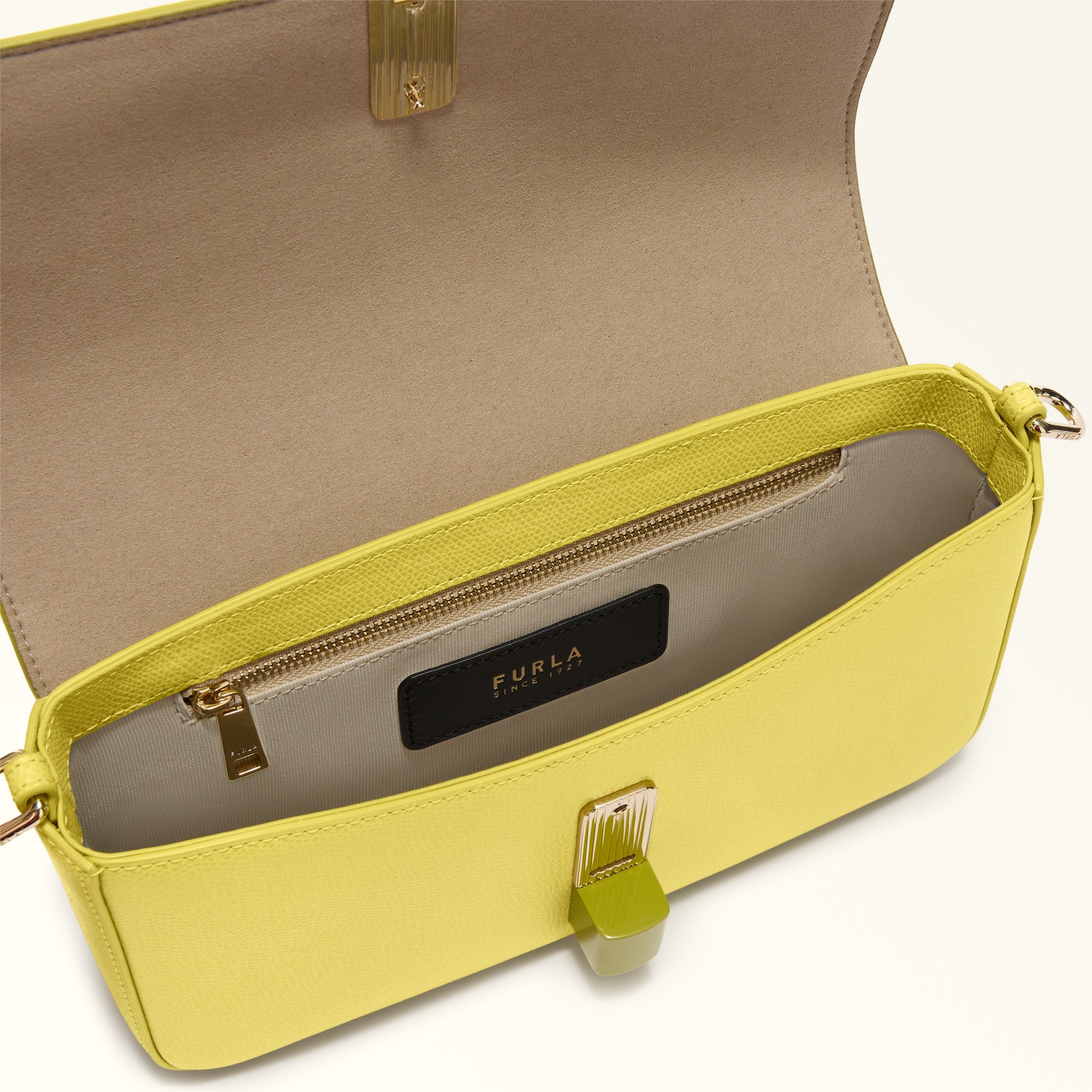 Furla borsa a tracolla in pelle "Iride" Giallo WB01826.4490S MUDEC YELLOW