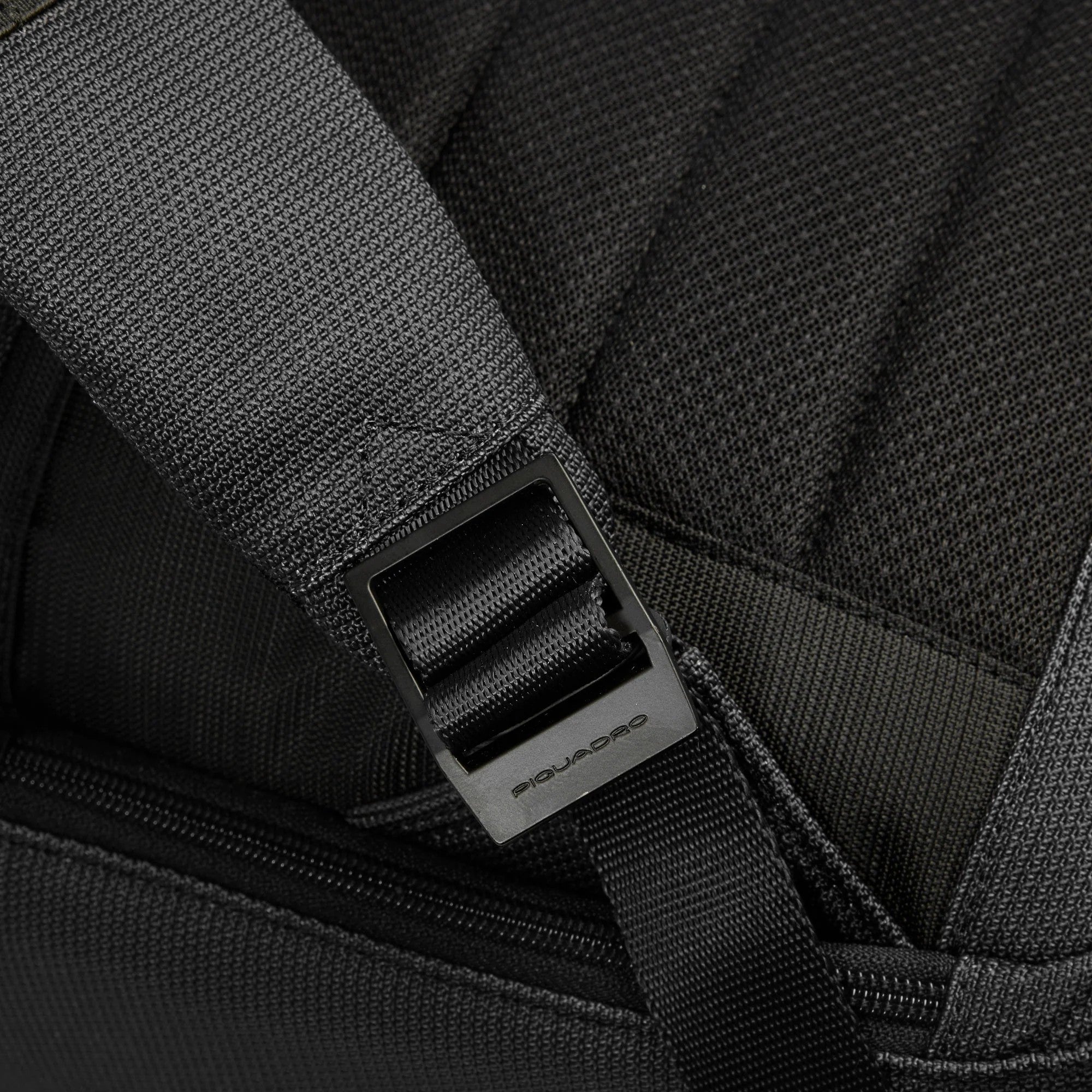 Piquadro zaino in tessuto e pelle "Lyss" Nero CA6928S143BM.N