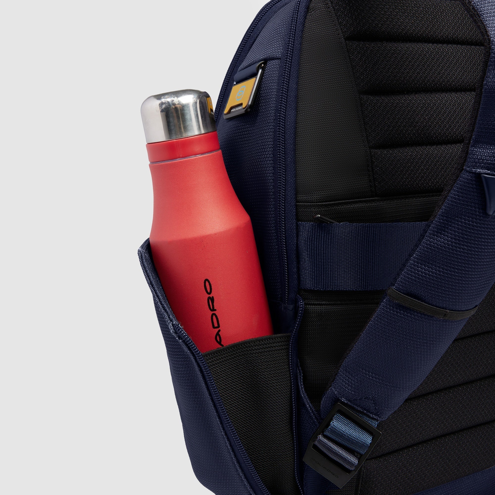 Piquadro zaino in tessuto e pelle "Lyss" Blu CA6927S143BM.BLU