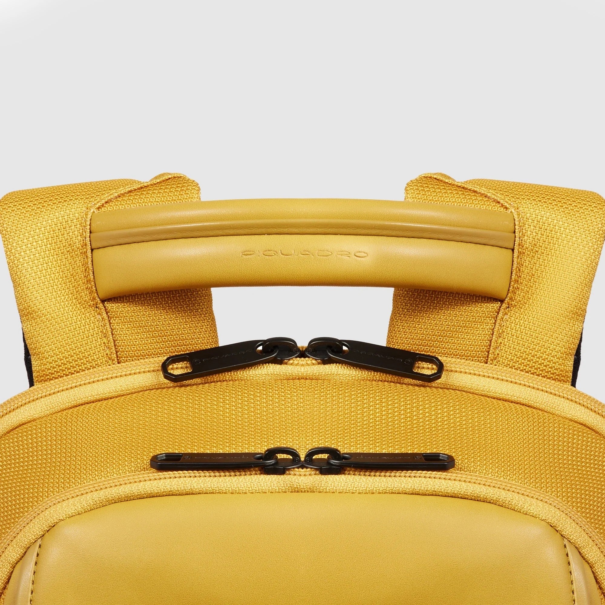 Piquadro zaino in tessuto e pelle "Lyss" Giallo CA6927S143BM.G