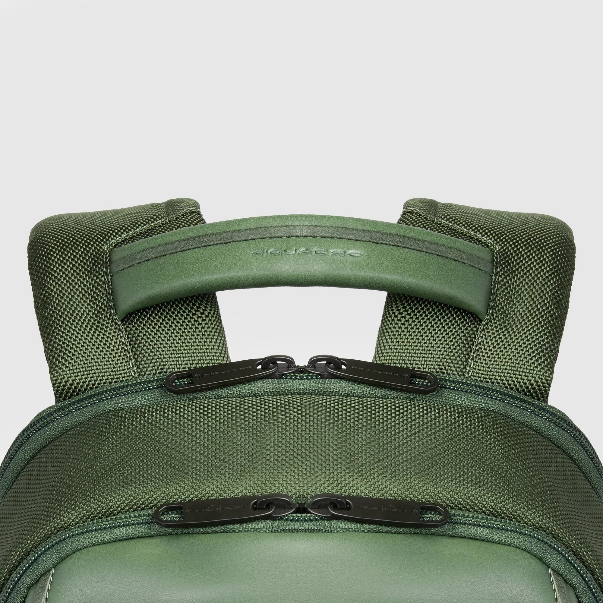 Piquadro zaino in tessuto e pelle "Lyss" Verde CA6927S143BM.VE