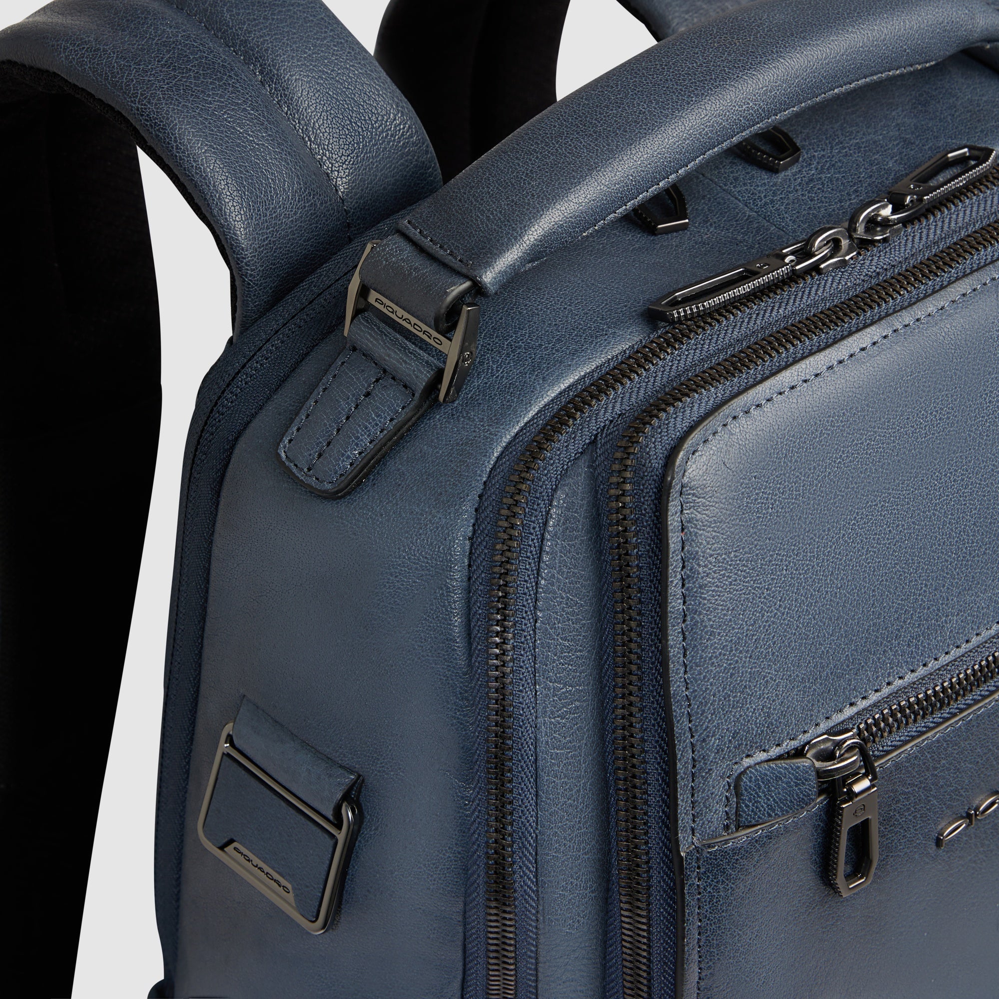 Piquadro zaino in pelle "Solm" Blu CA7021S141.AV