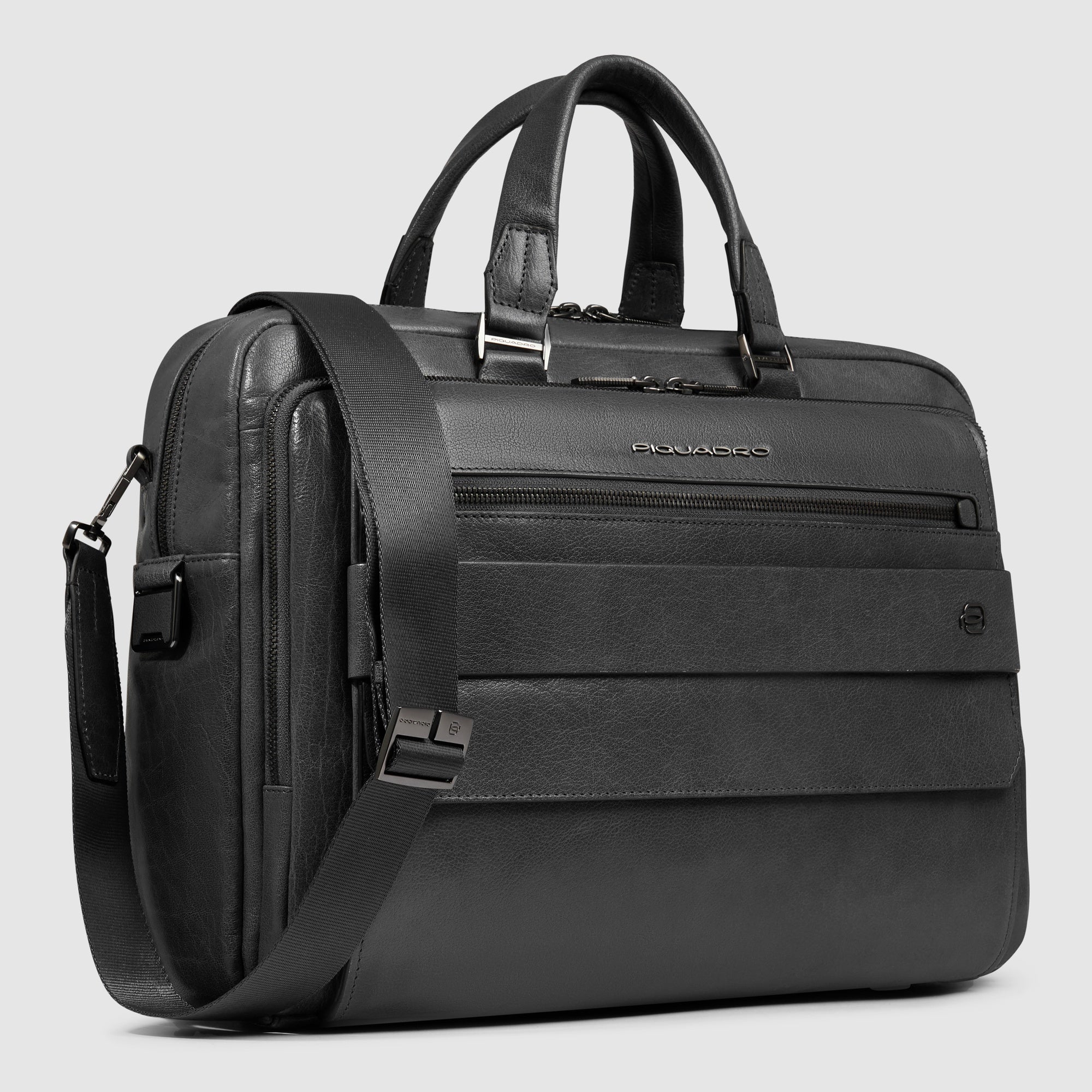 Piquadro borsa da lavoro in pelle "Solm" Nero CA7026S141.N