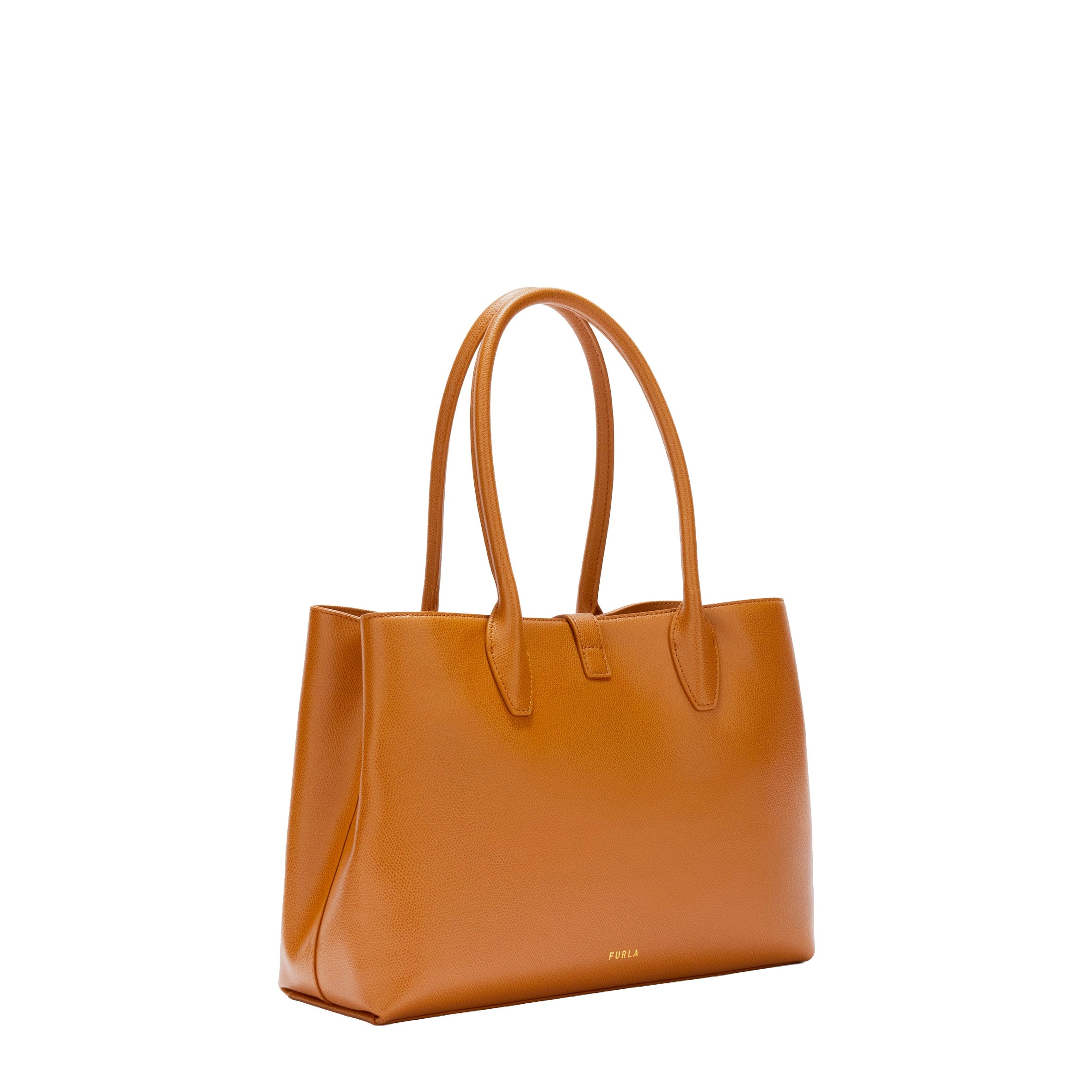 Furla borsa shopping in pelle "Goccia" Cuoio WB01978.4557S TABACCO