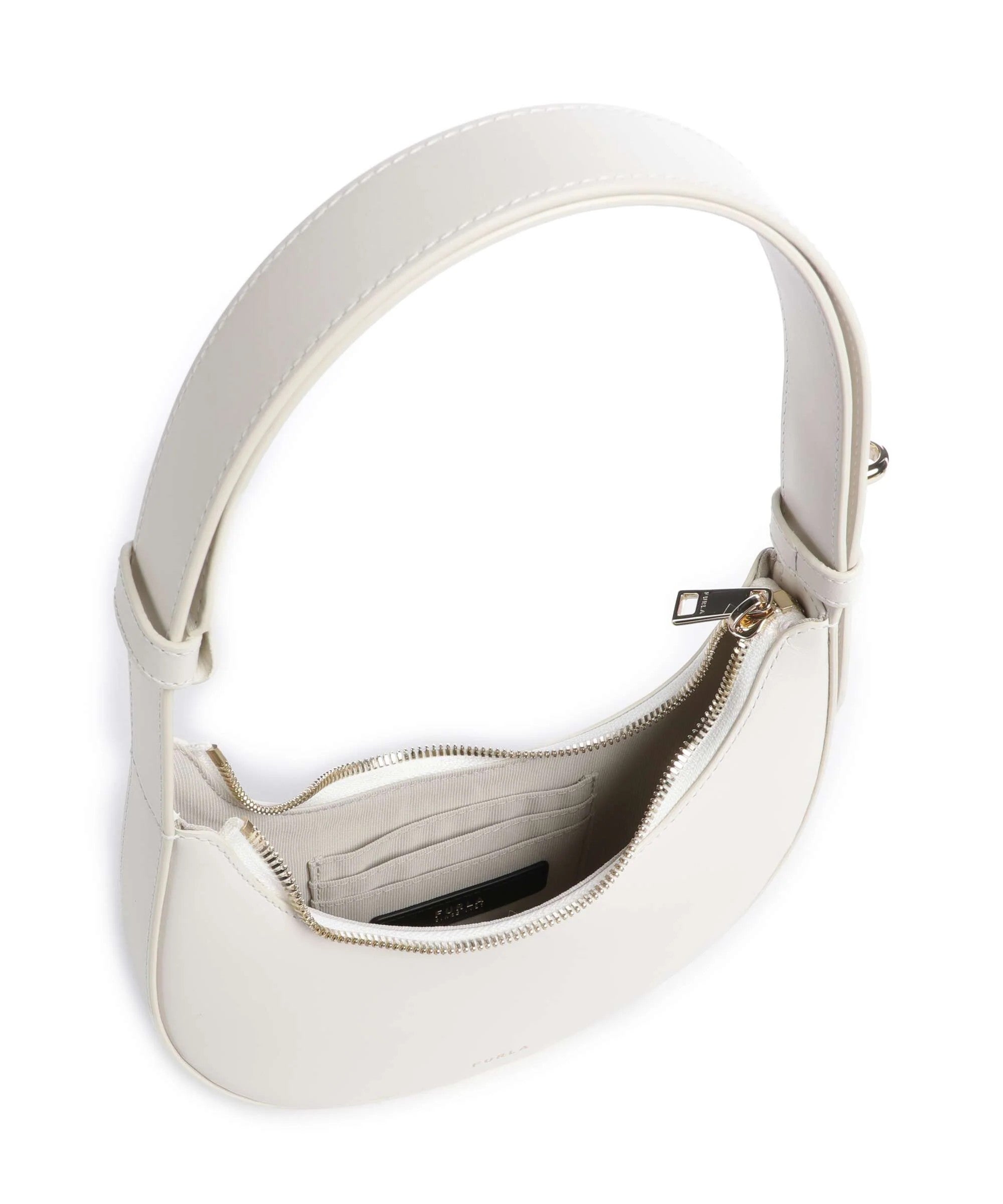 Furla borsa a spalla in pelle "Furla Delizia" Bianco WE00649.01B00 TALCO