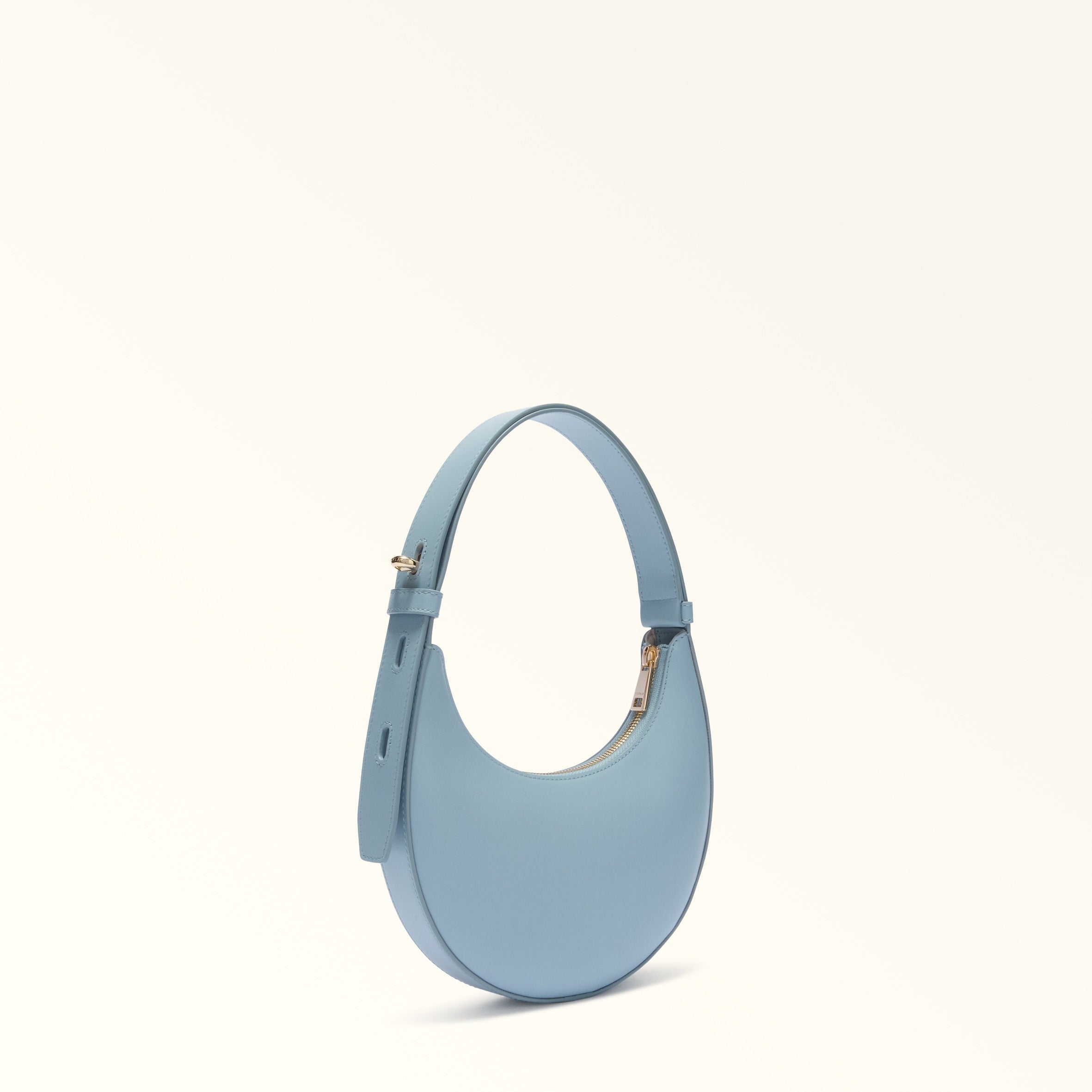 Furla borsa a spalla in pelle "Furla Delizia" Azzurro WE00649.CDZ00 CARTA DA ZUCCHER