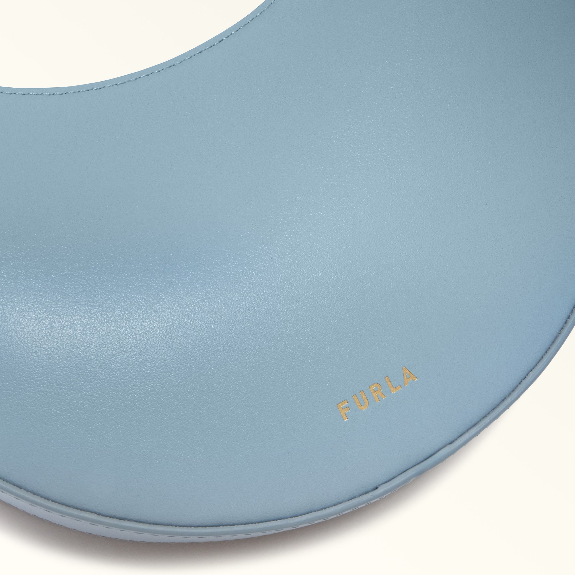 Furla borsa a spalla in pelle "Furla Delizia" Azzurro WE00649.CDZ00 CARTA DA ZUCCHER