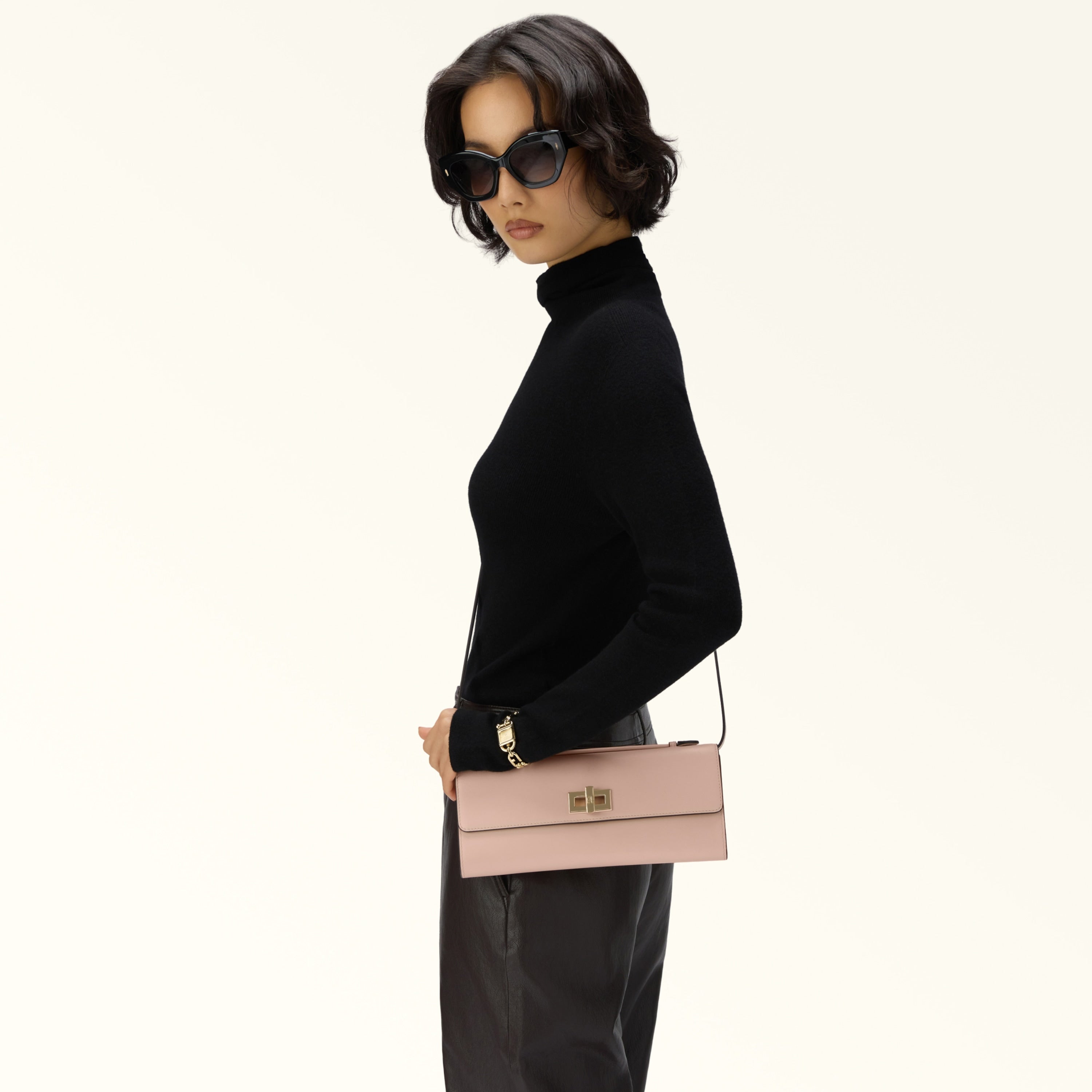 Furla borsa a mano in pelle "Clara" Cipria WE00841.4655S ANEMONE PINK