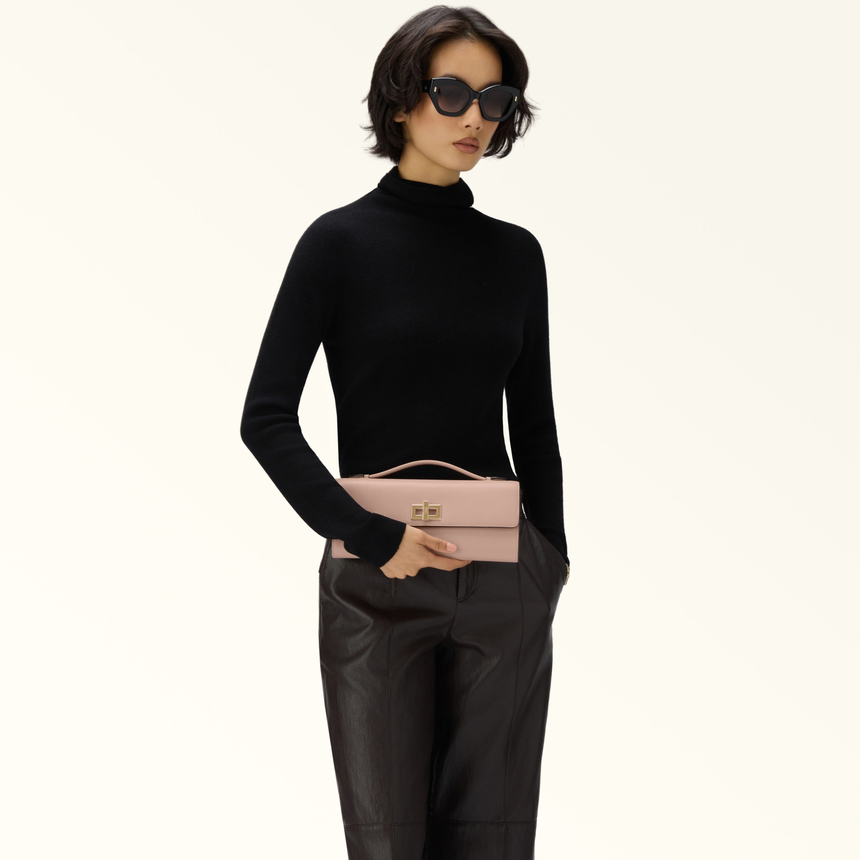 Furla borsa a mano in pelle "Clara" Cipria WE00841.4655S ANEMONE PINK