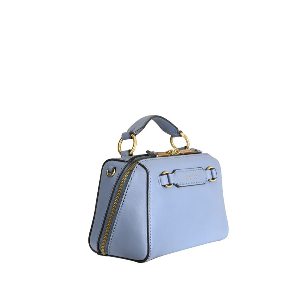 The Bridge borsa a mano in pelle "Laura" Azzurro 04180601.00A ACQUA