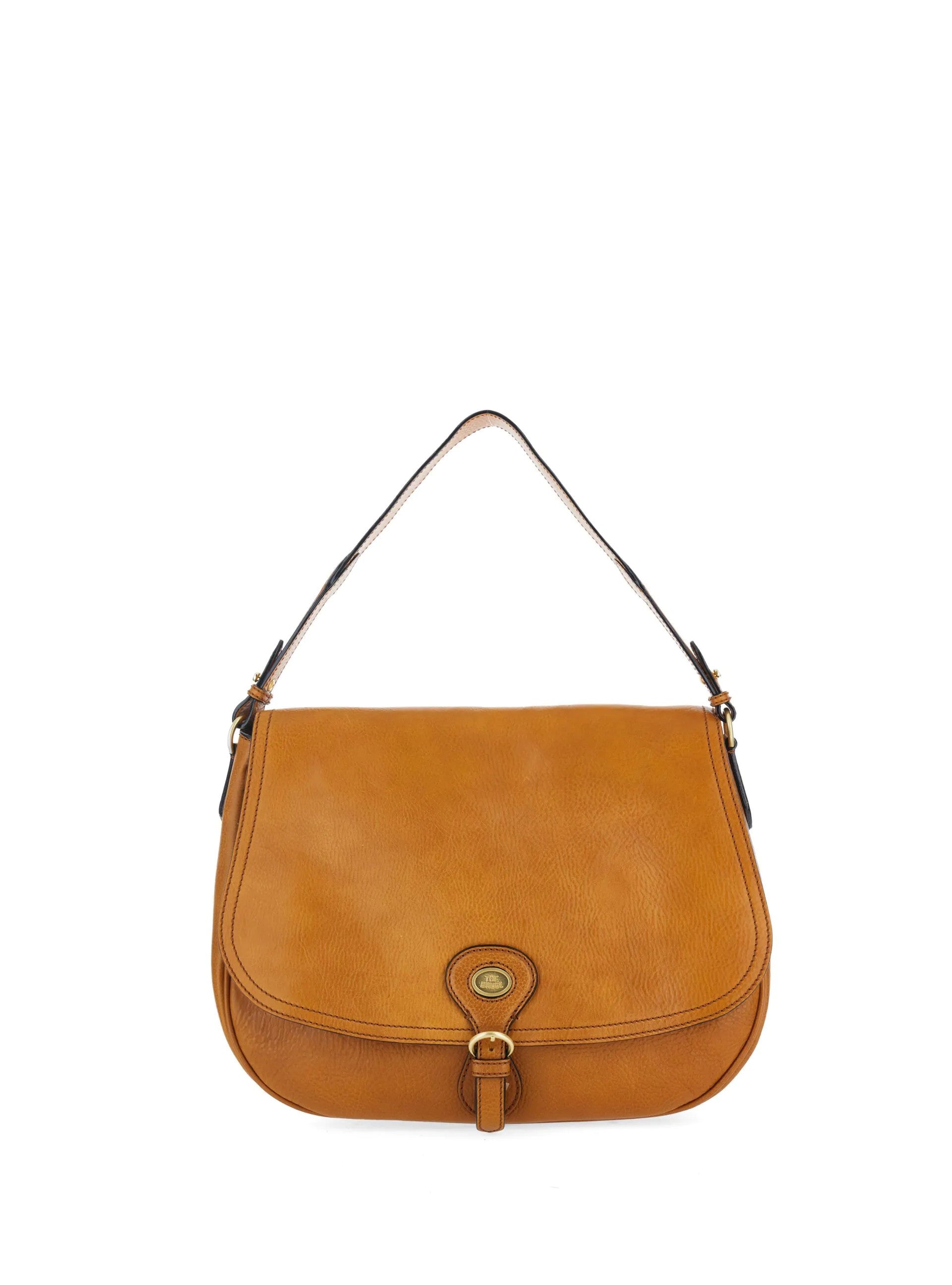 The Bridge borsa a spalla in pelle "Isadora" Cuoio 045335D3.15 COGNAC