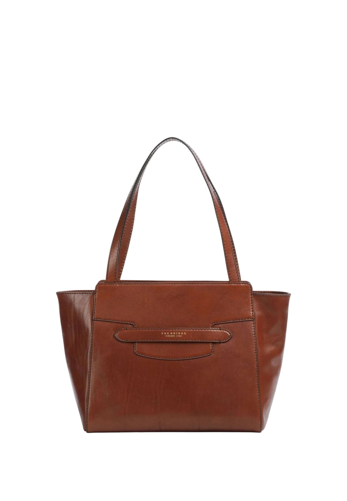 The Bridge borsa shopping in pelle "Lucrezia" Marrone 04191601.14