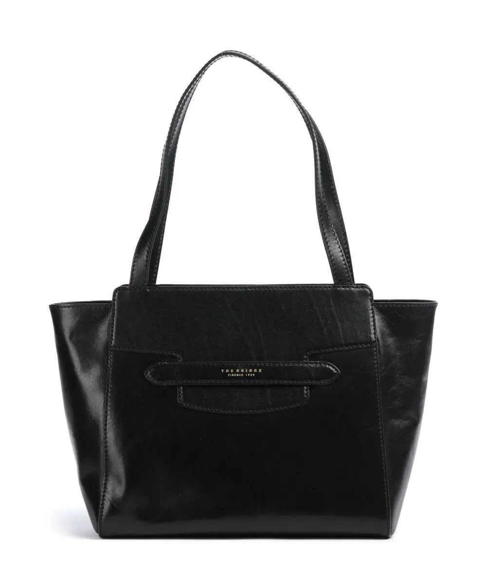 The Bridge borsa shopping in pelle "Lucrezia" Nero 04191601.30