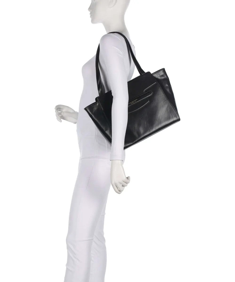 The Bridge borsa shopping in pelle "Lucrezia" Nero 04191601.30