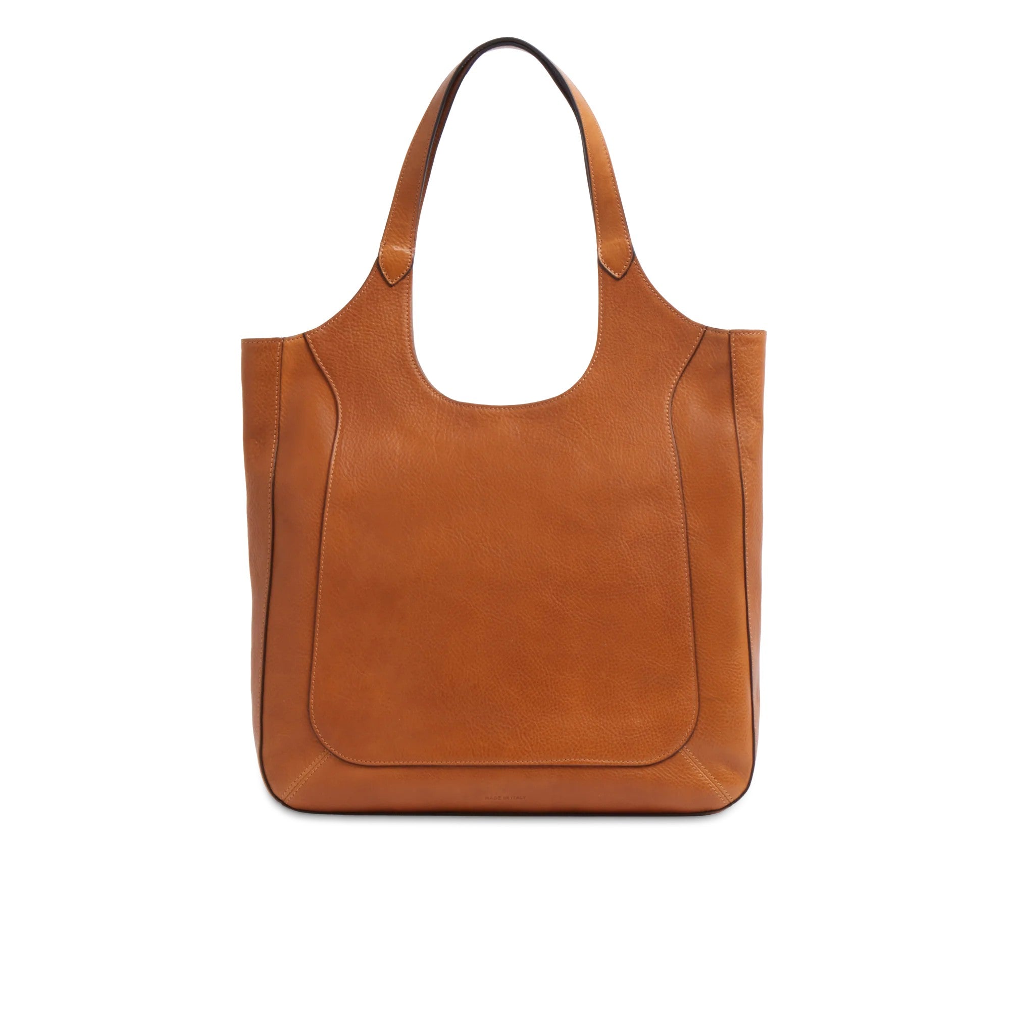 The Bridge borsa shopping in pelle "Luce " Cuoio 042326D3.15 COGNAC