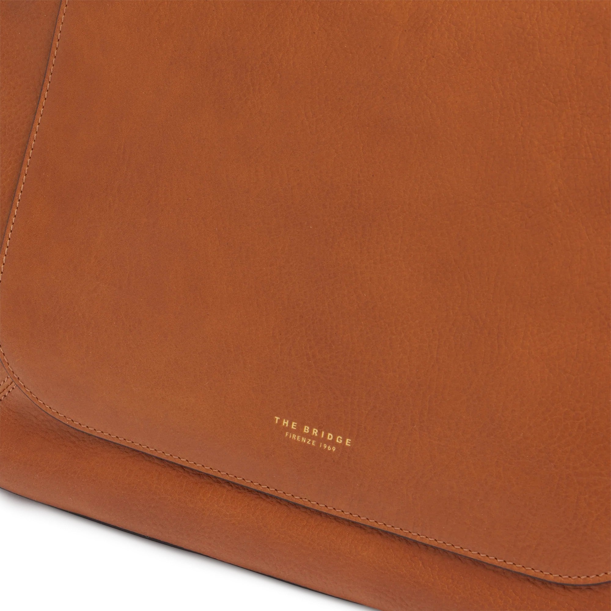 The Bridge borsa shopping in pelle "Luce " Cuoio 042326D3.15 COGNAC