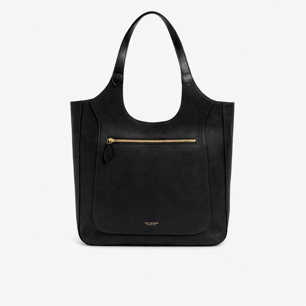 The Bridge borsa shopping in pelle "Luce " Nero 042326D3.30