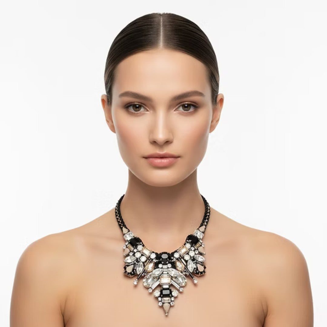 Vanity Her collana in metallo e resina Nero 2893.NERO