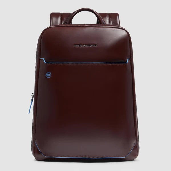 Piquadro zaino in pelle "Blue Square" Marrone CA6311B2.MO