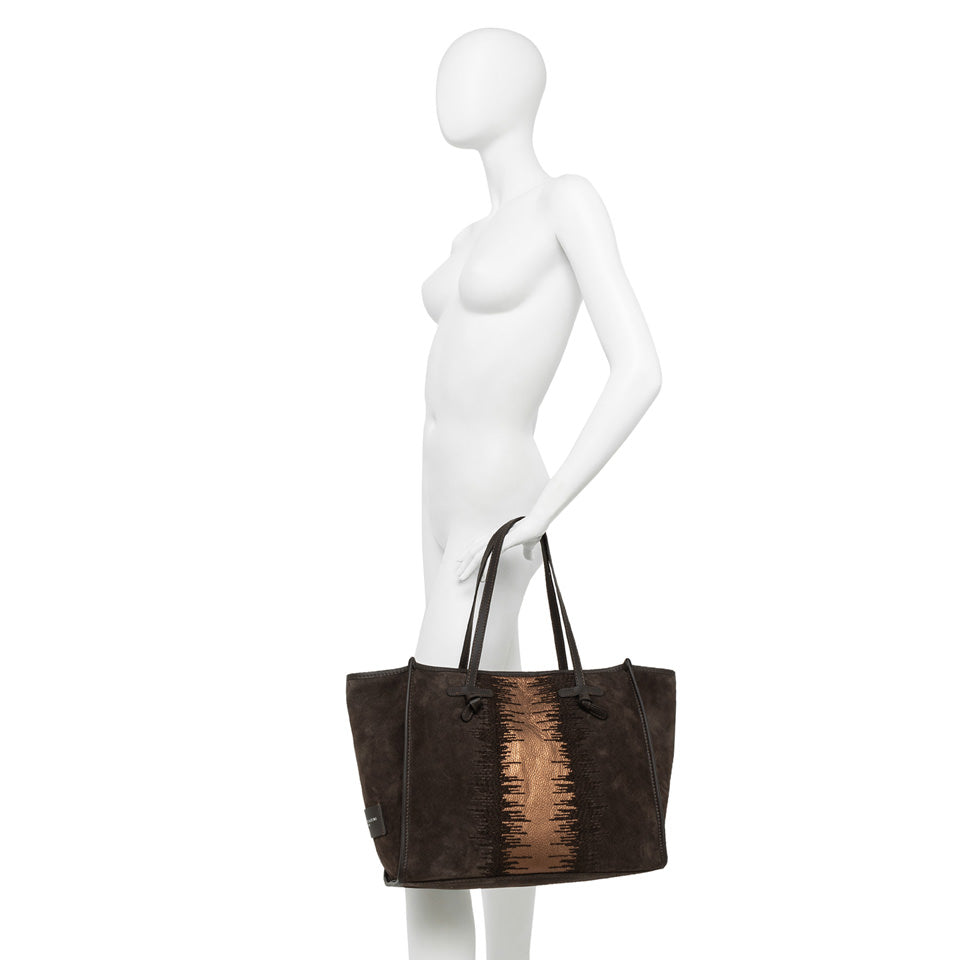Gianni Chiarini borsa shopping in pelle "Marcella" Marrone BS12110 WNTSN.974 MOKA